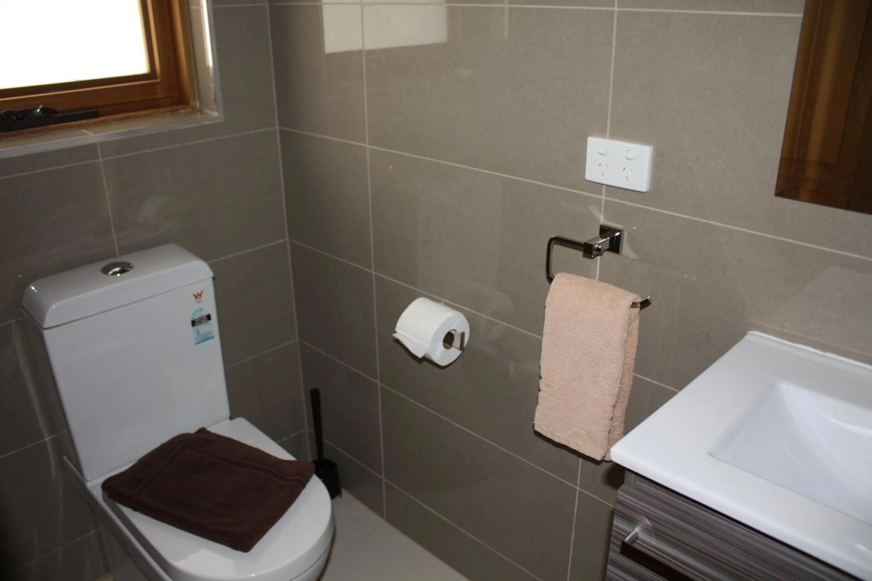 Toilet in BIG4 Stuart Range Outback Resort