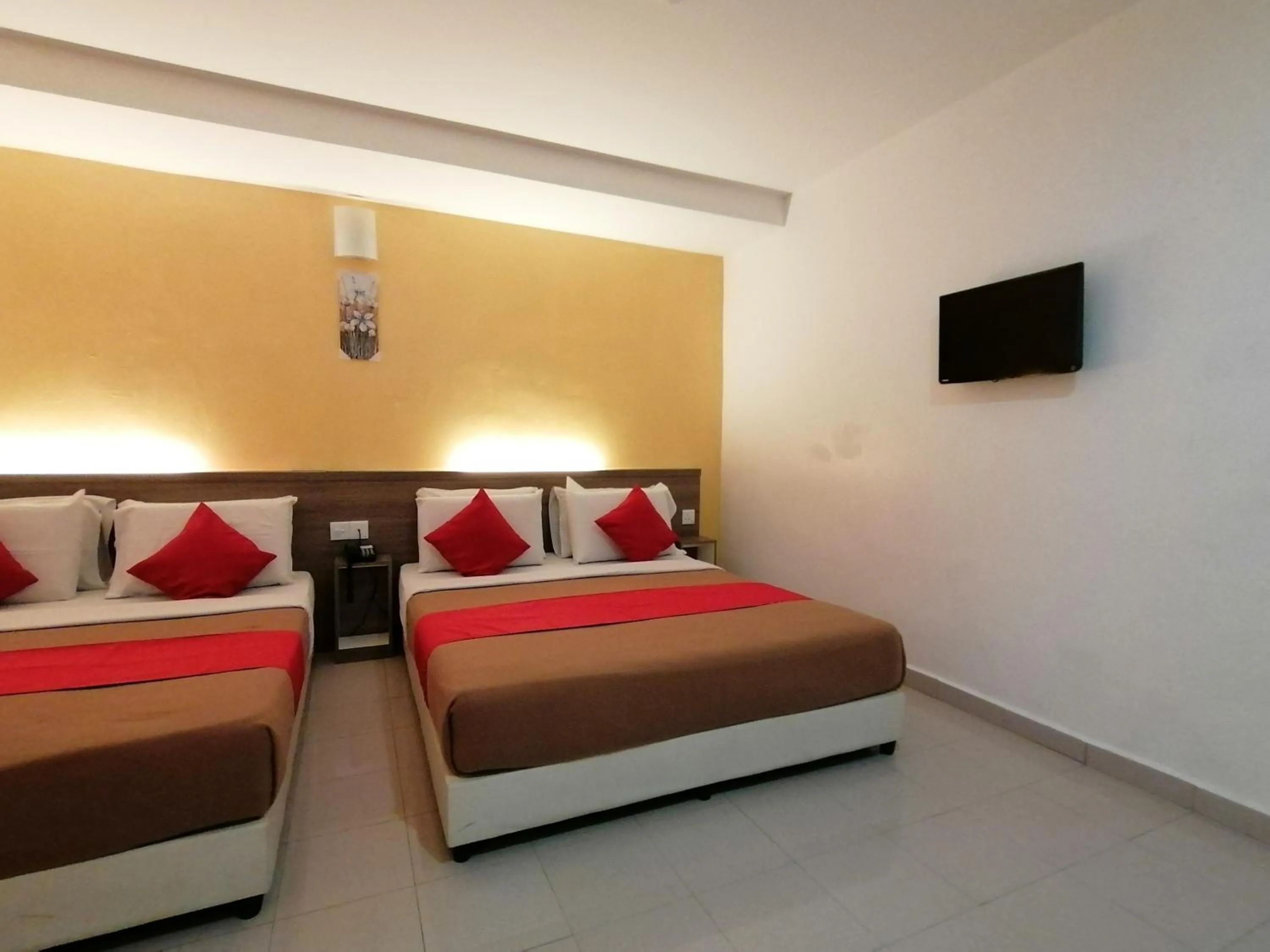 Bedroom, Bed in Yellow Mansion Hotel Melaka Raya