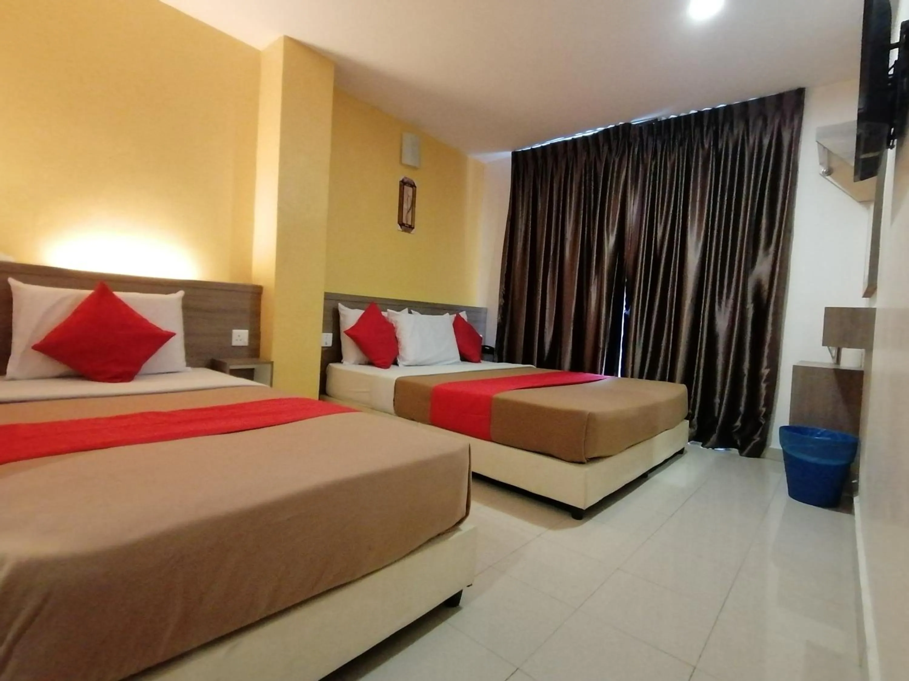 Bedroom, Bed in Yellow Mansion Hotel Melaka Raya