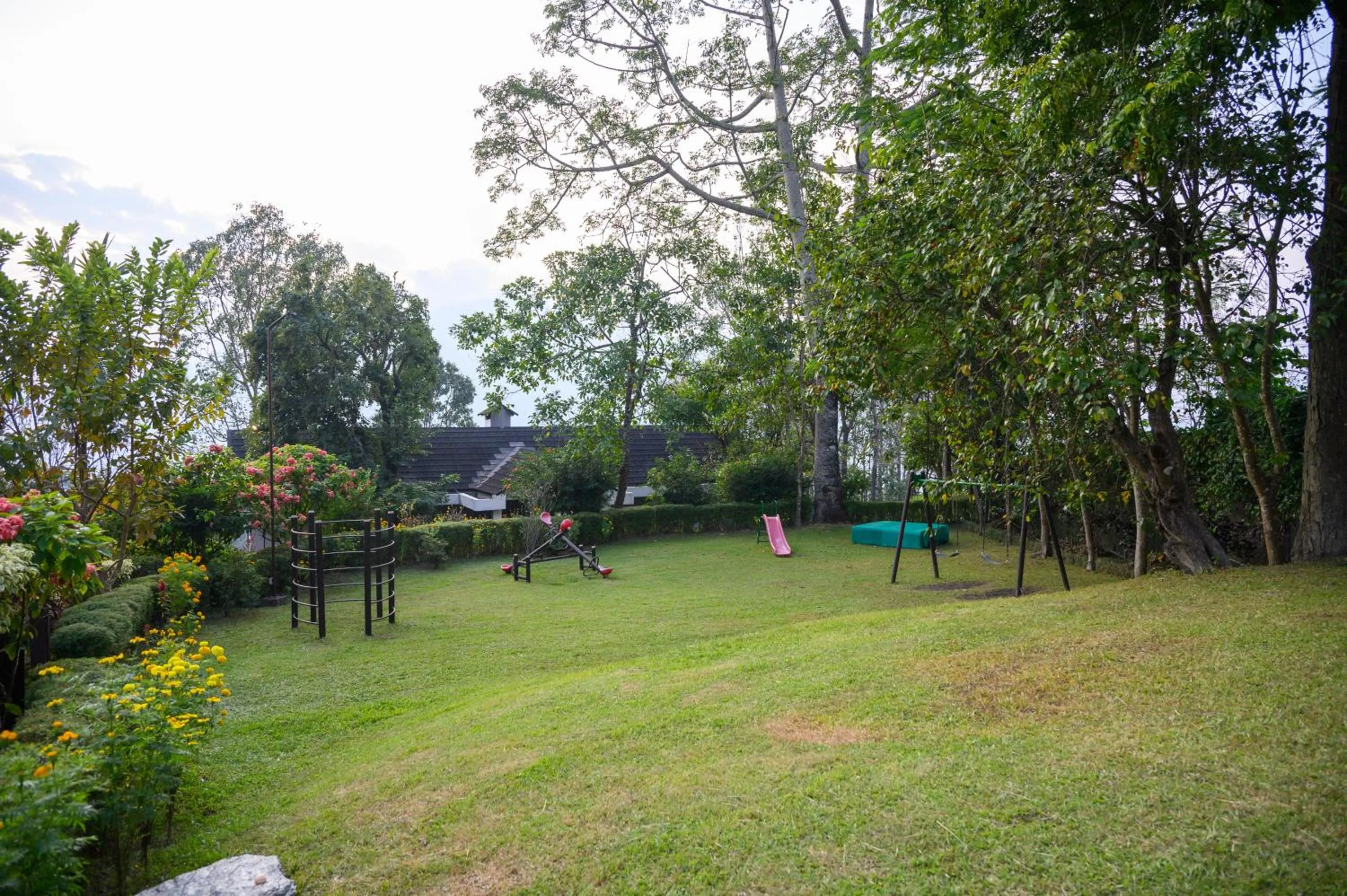 Garden in Sinclairs Retreat Kalimpong