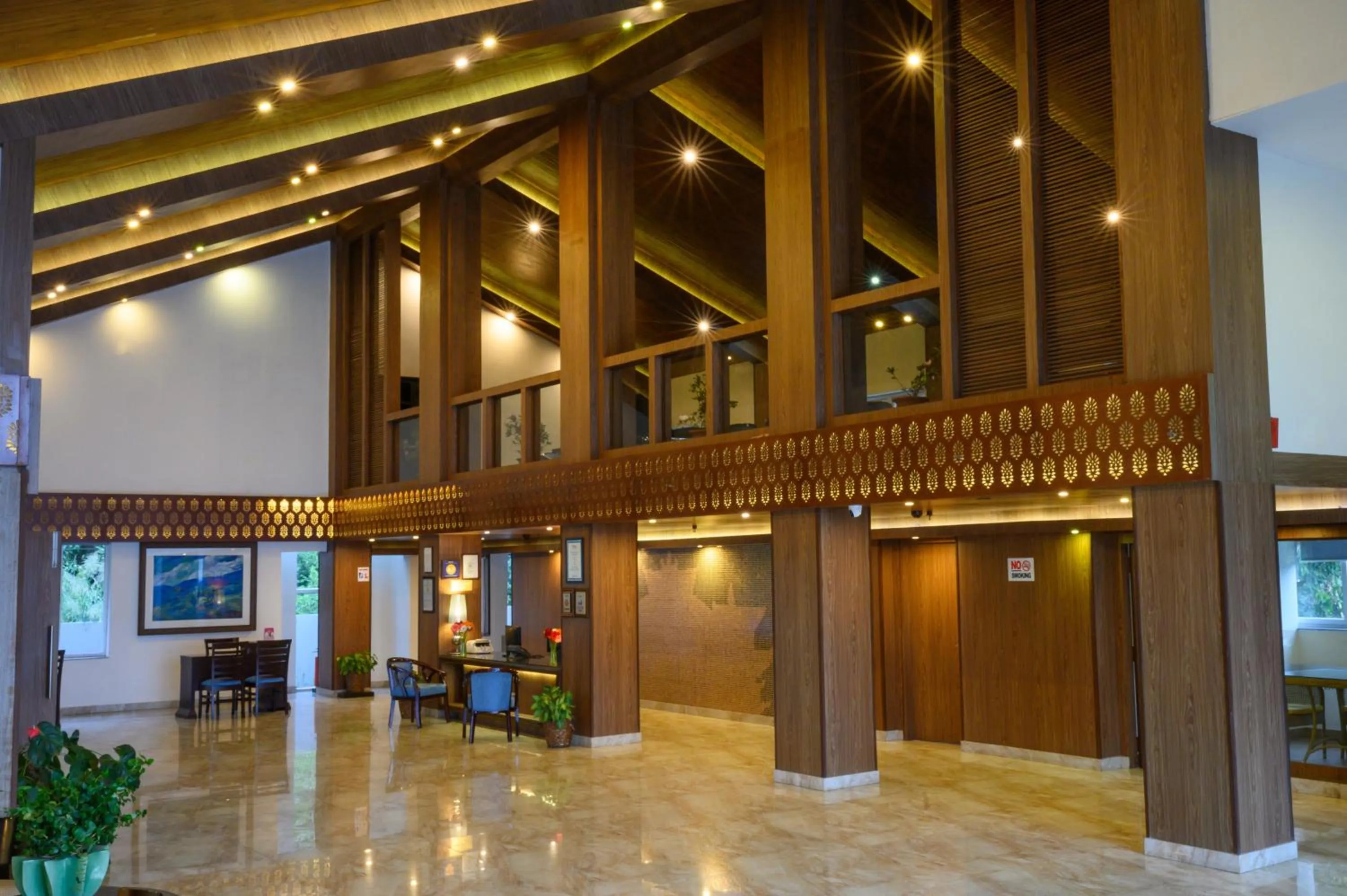 Lobby or reception in Sinclairs Retreat Kalimpong