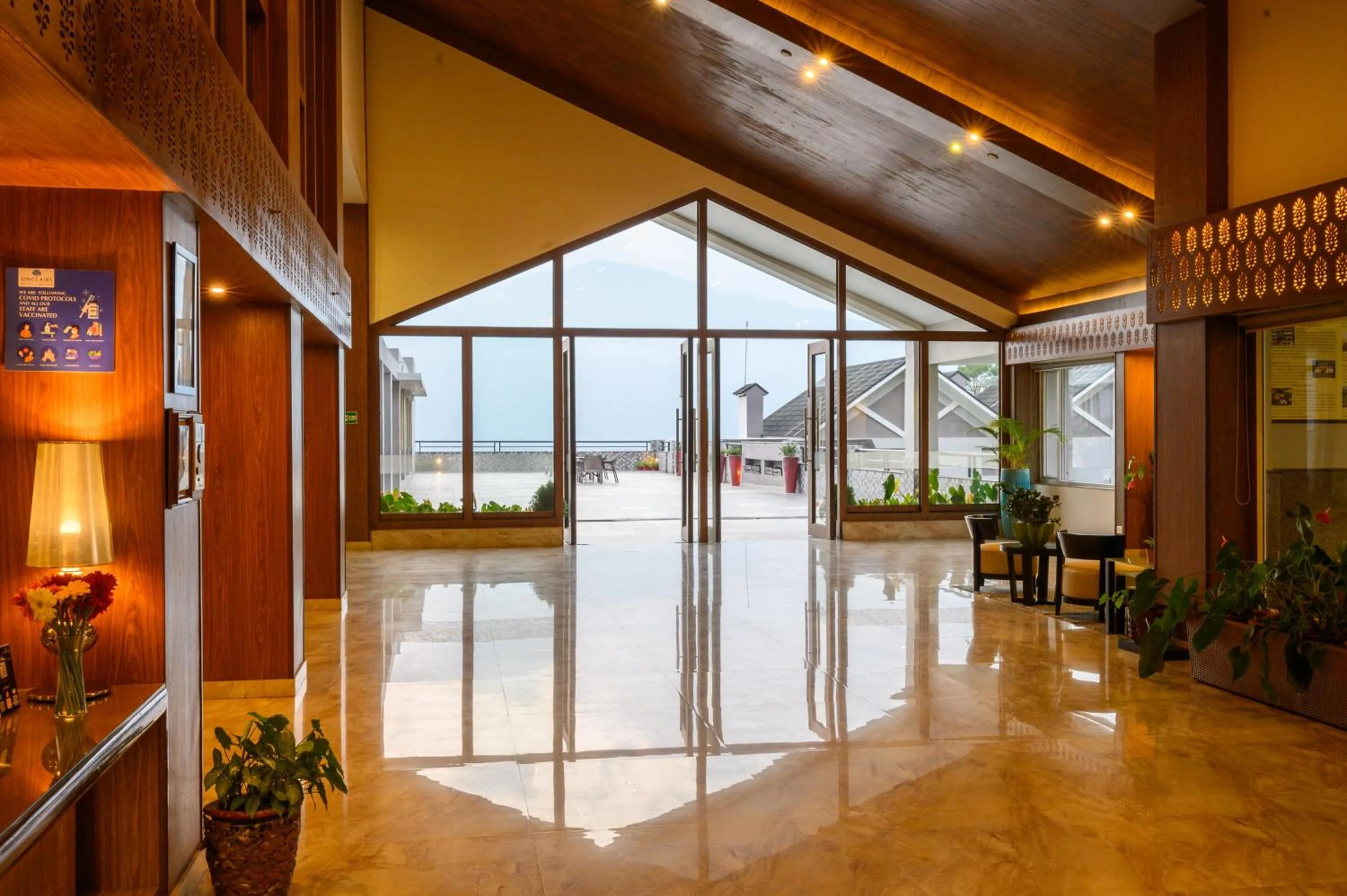 Natural landscape in Sinclairs Retreat Kalimpong