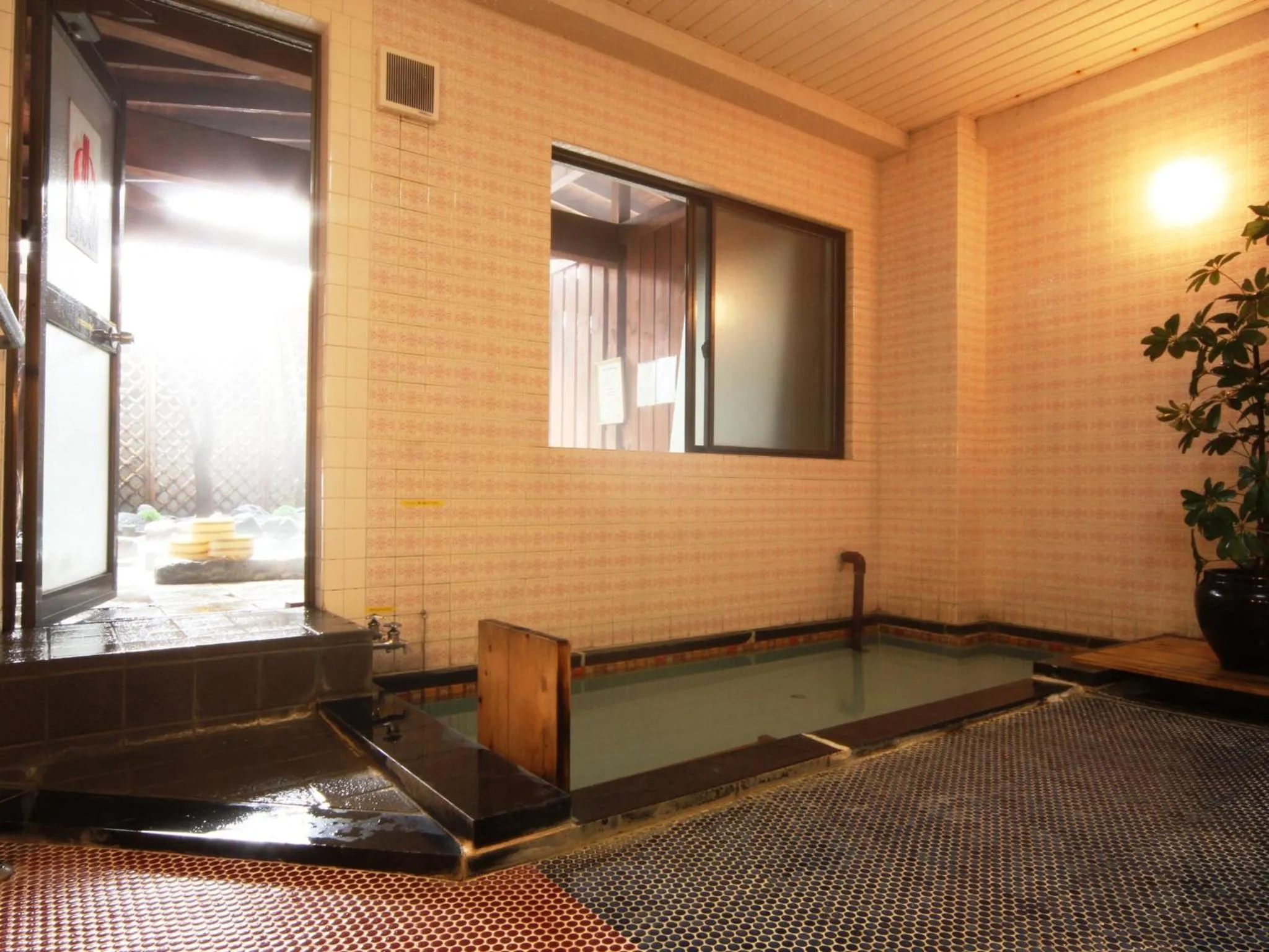 Hot Spring Bath in Hotel Grace Hakuba