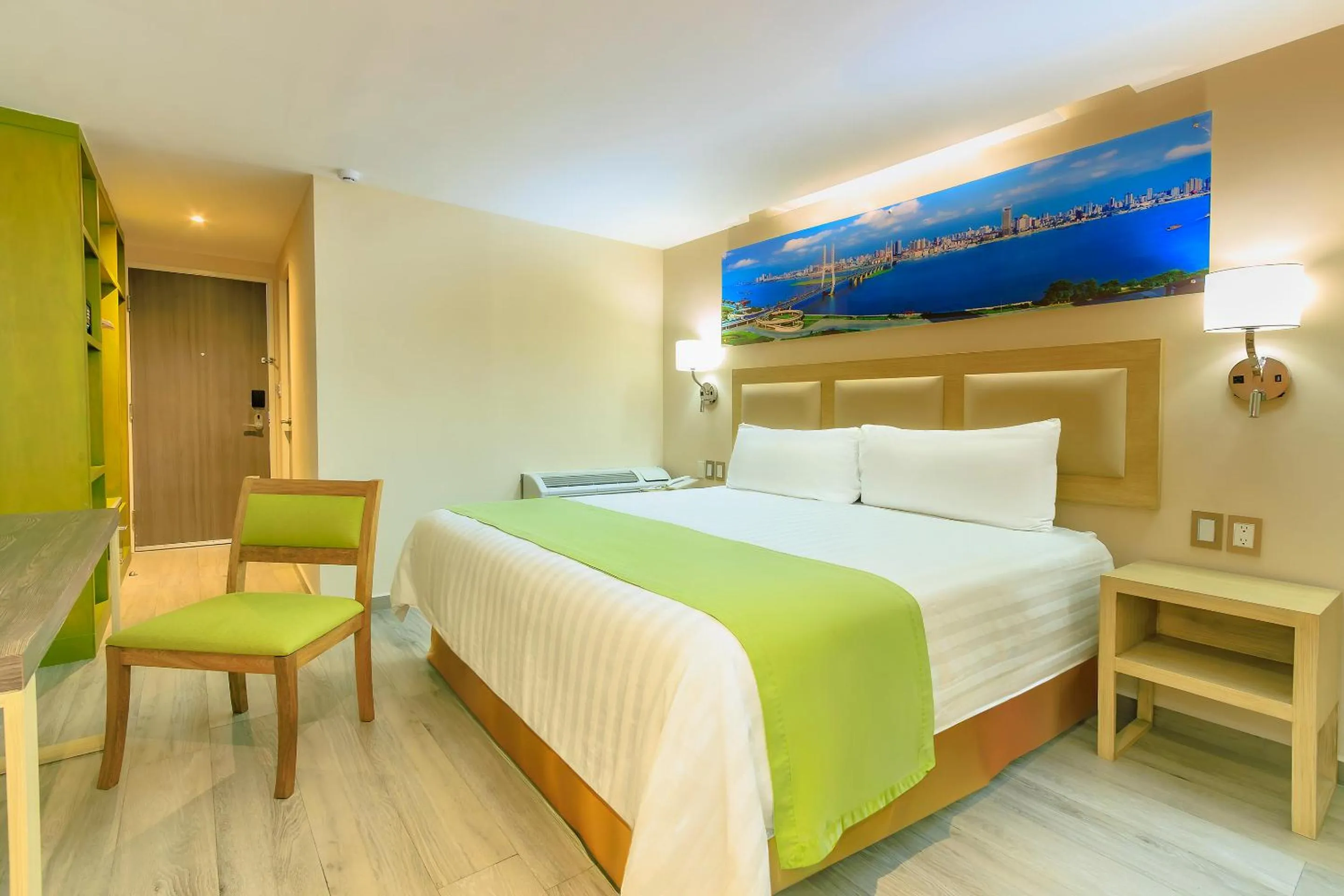 Bedroom, Bed in Collection O Hotel Paris FC, Veracruz