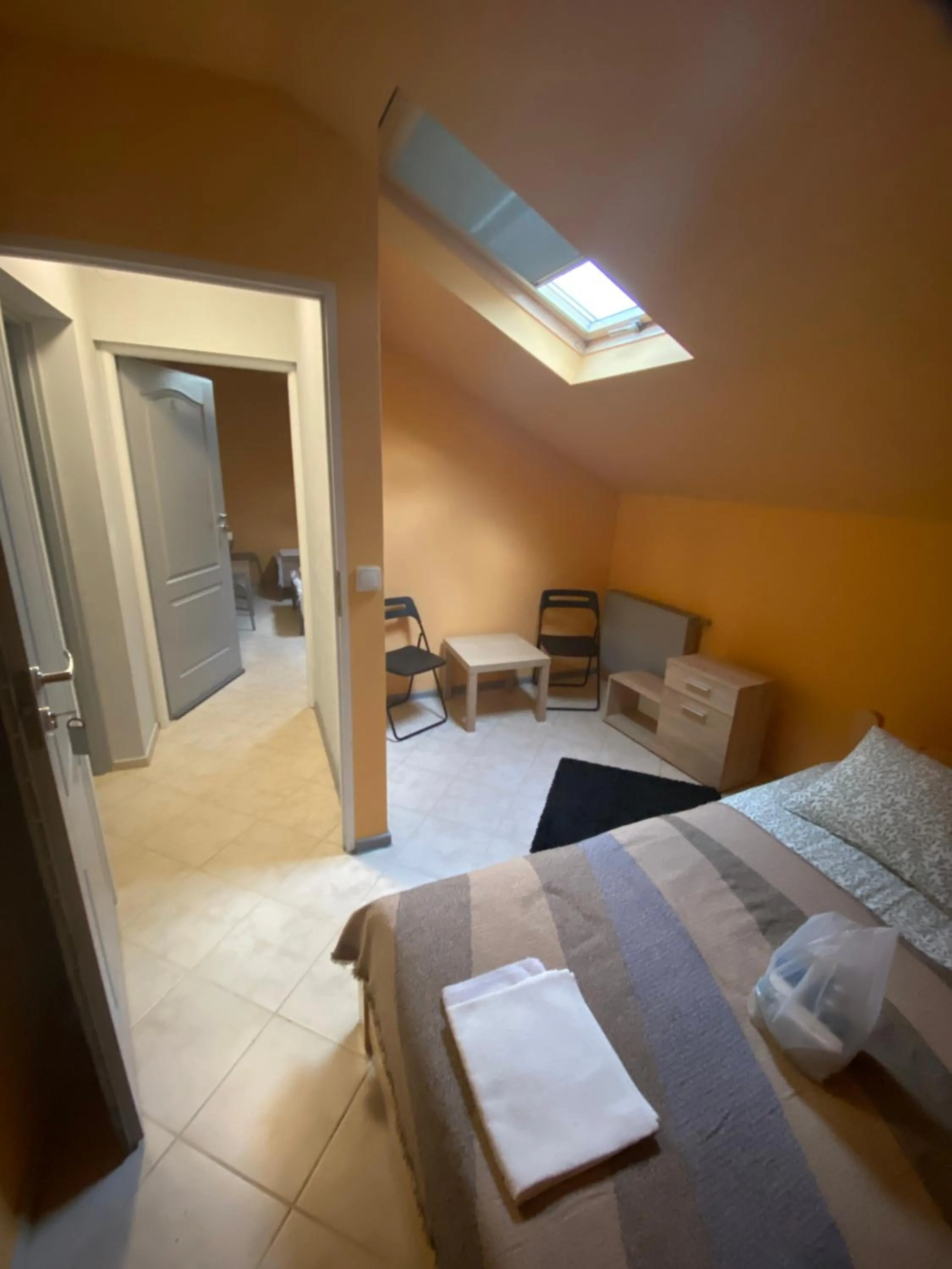 Bed in Art Inn Space