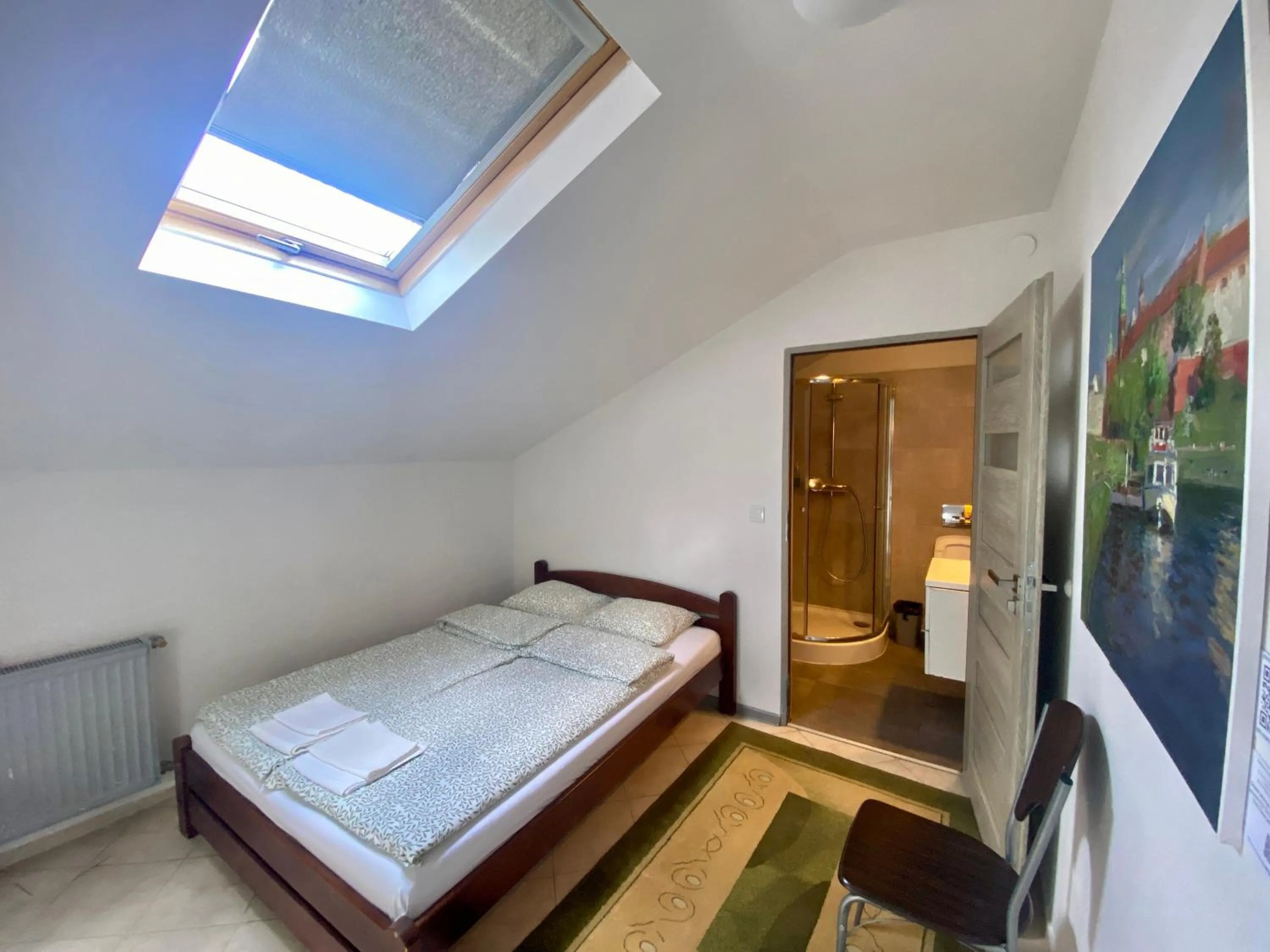 Bedroom, Bed in Art Inn Space