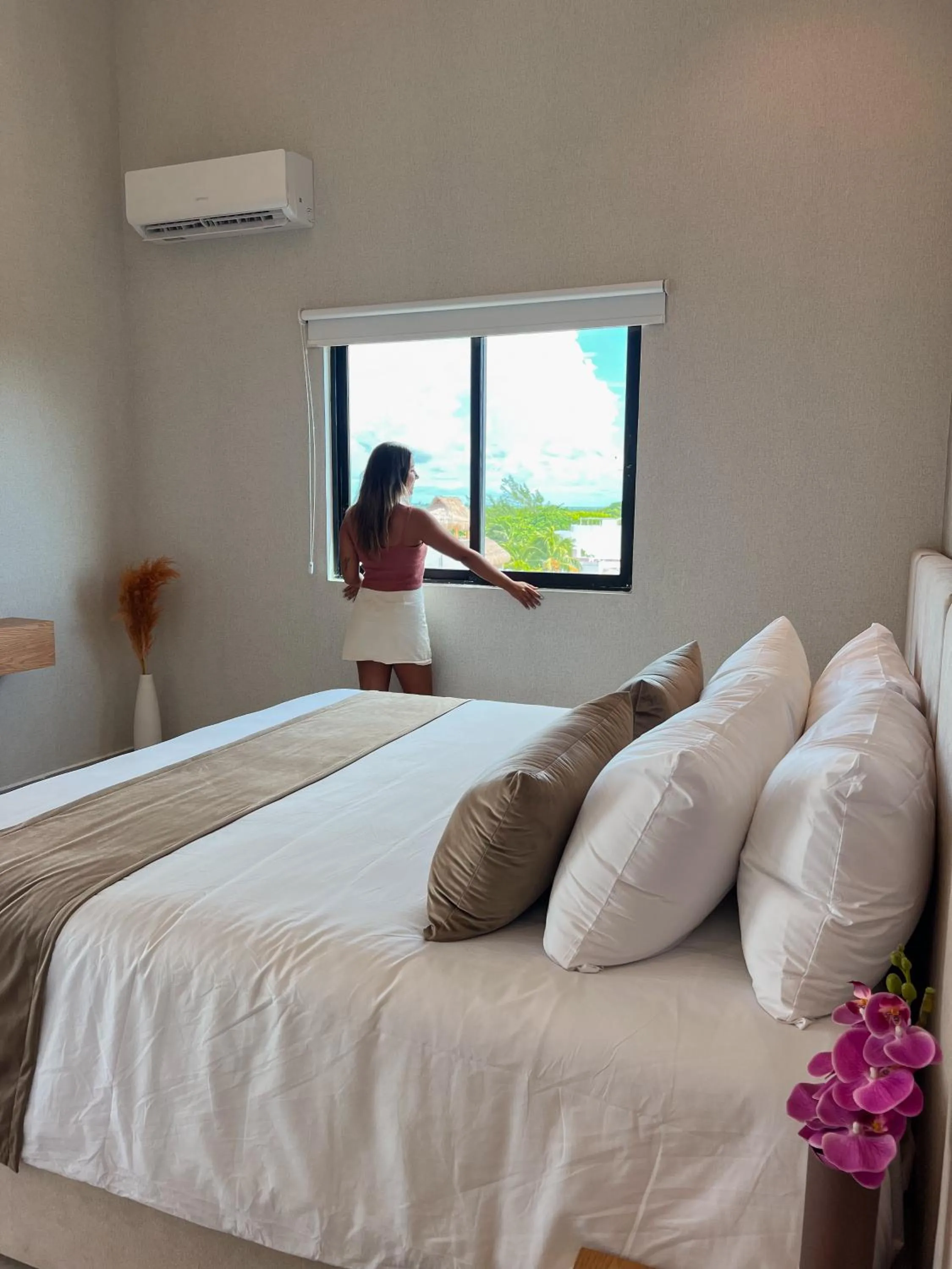 Bed in Areia Boutique Hotel - Puerto Morelos