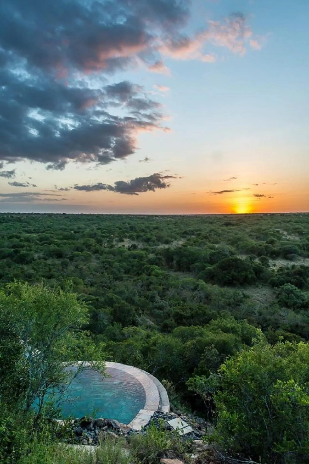 Swimming pool in Mutara Camp- Nanyuki