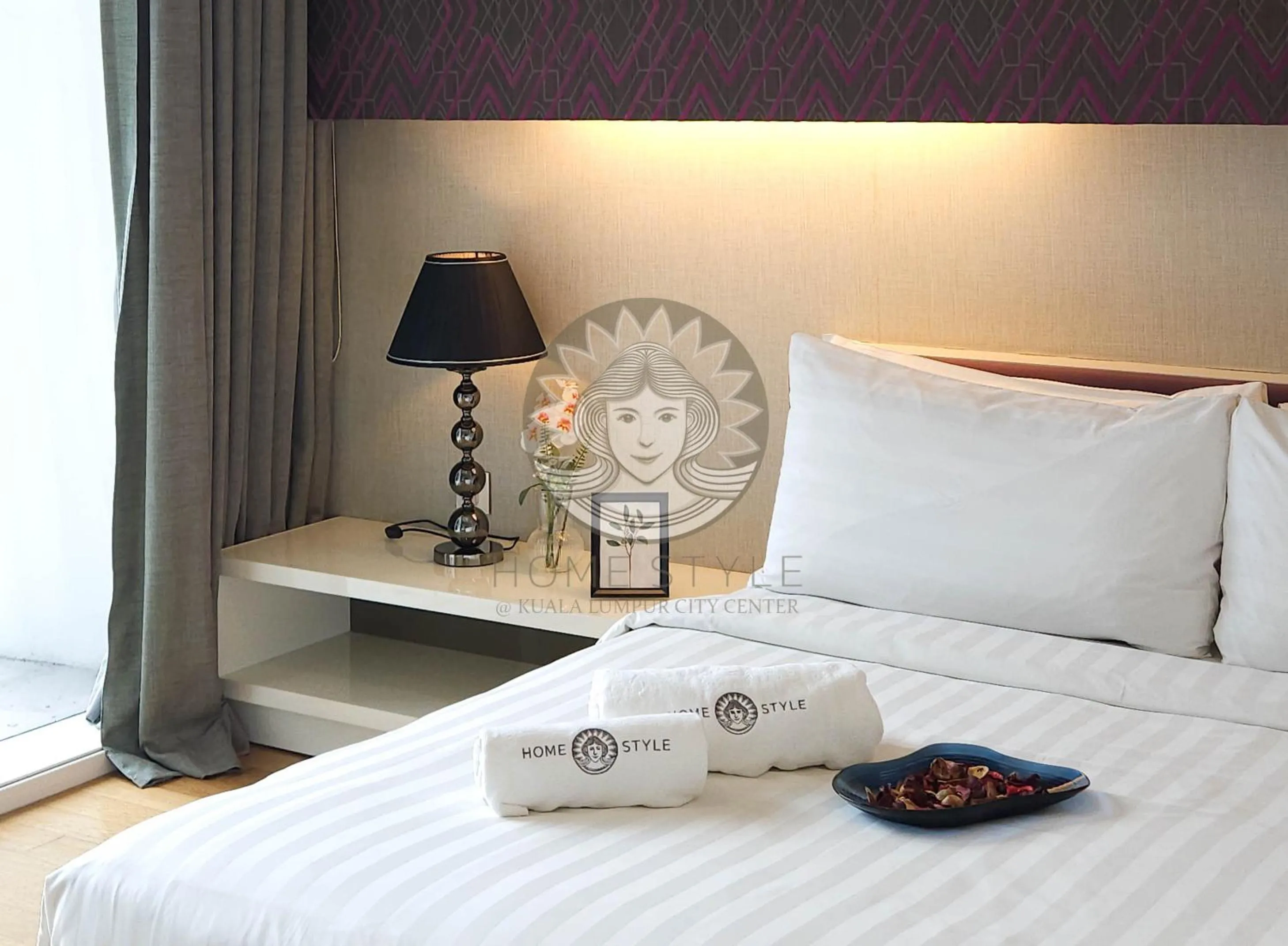 Bed in HOME STYLE at Platinum Suites KLCC Twin Towers