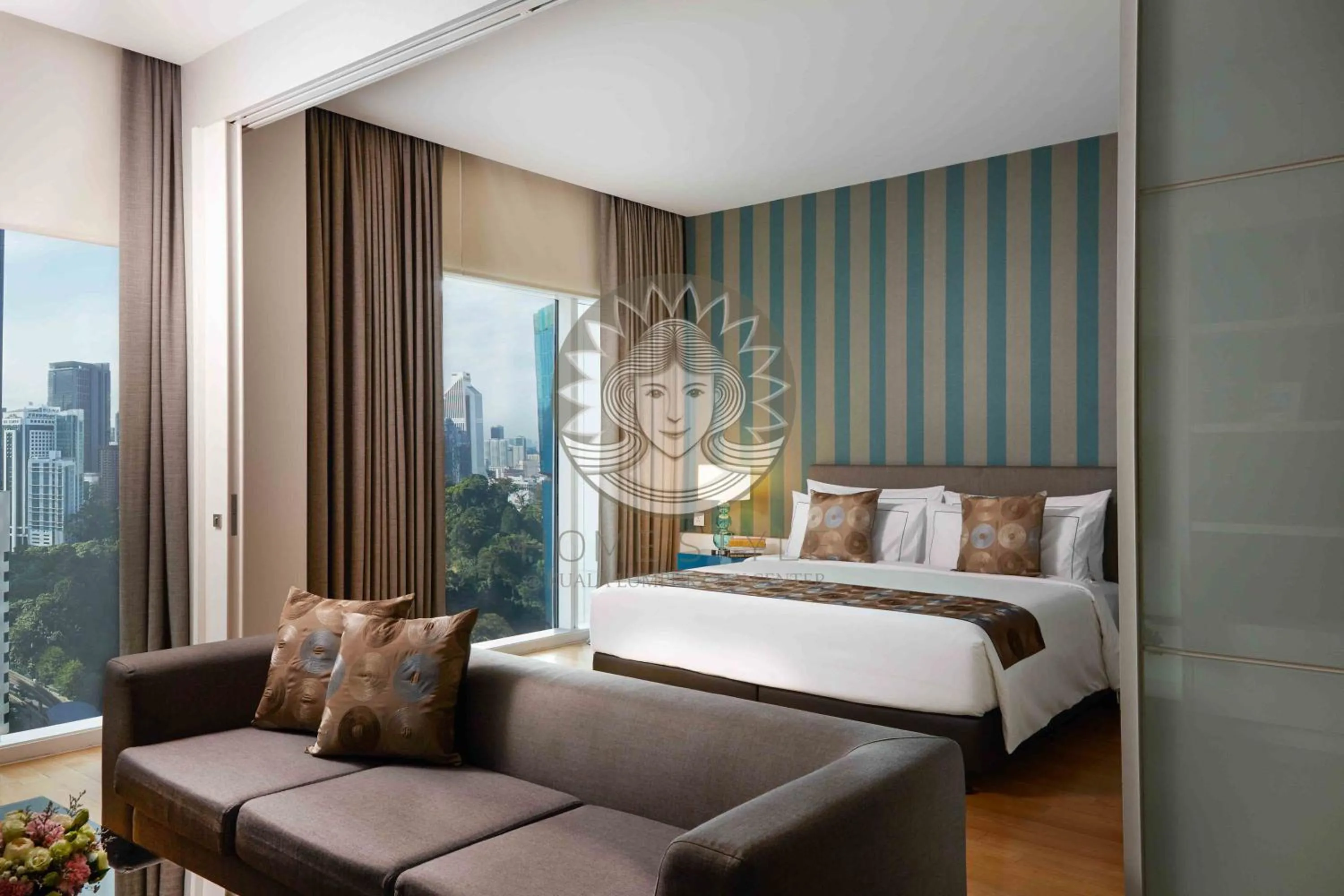 Bed in HOME STYLE at Platinum Suites KLCC Twin Towers