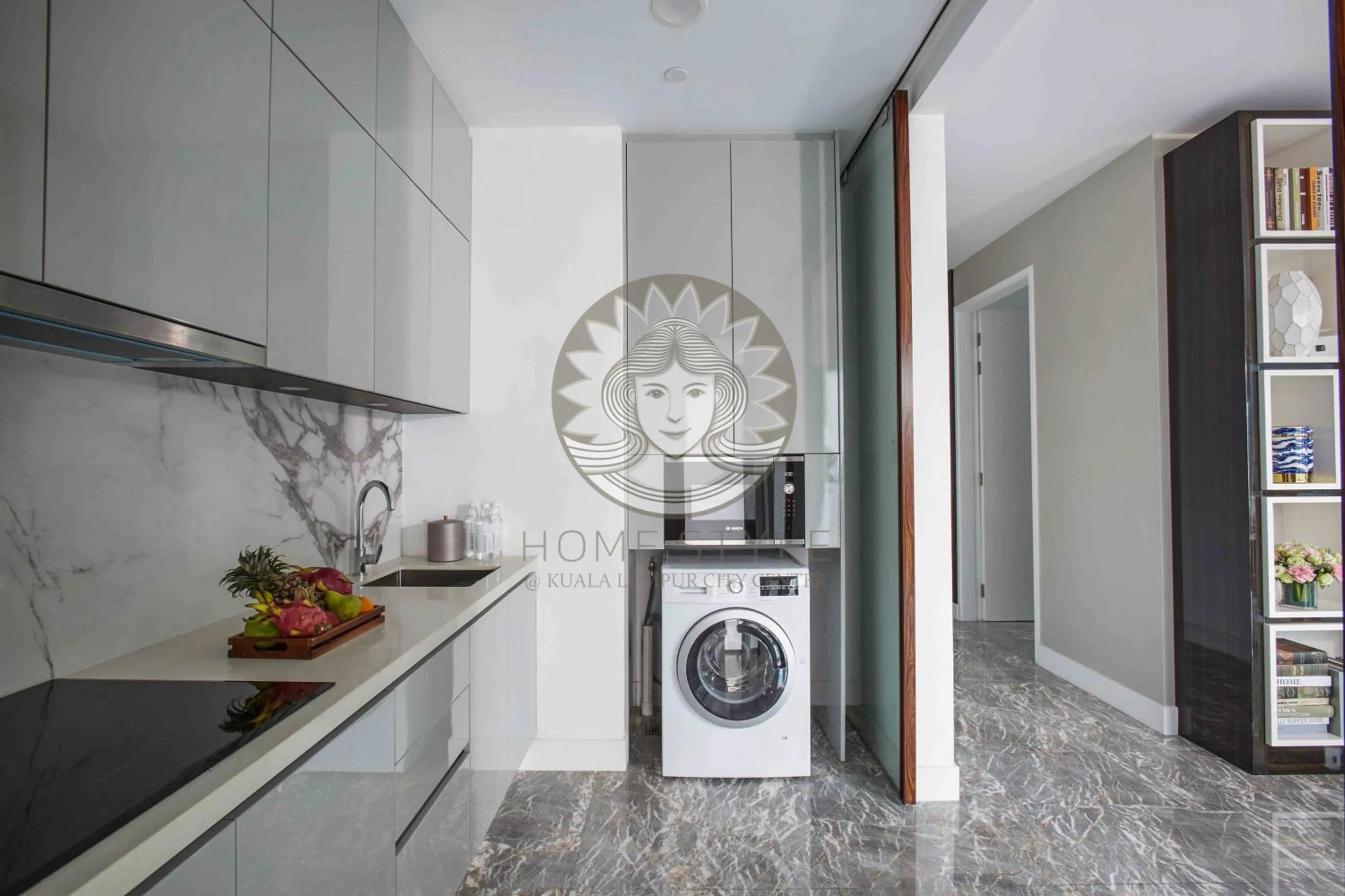 Kitchen or kitchenette in HOME STYLE at Platinum Suites 2 KLCC Twin Towers