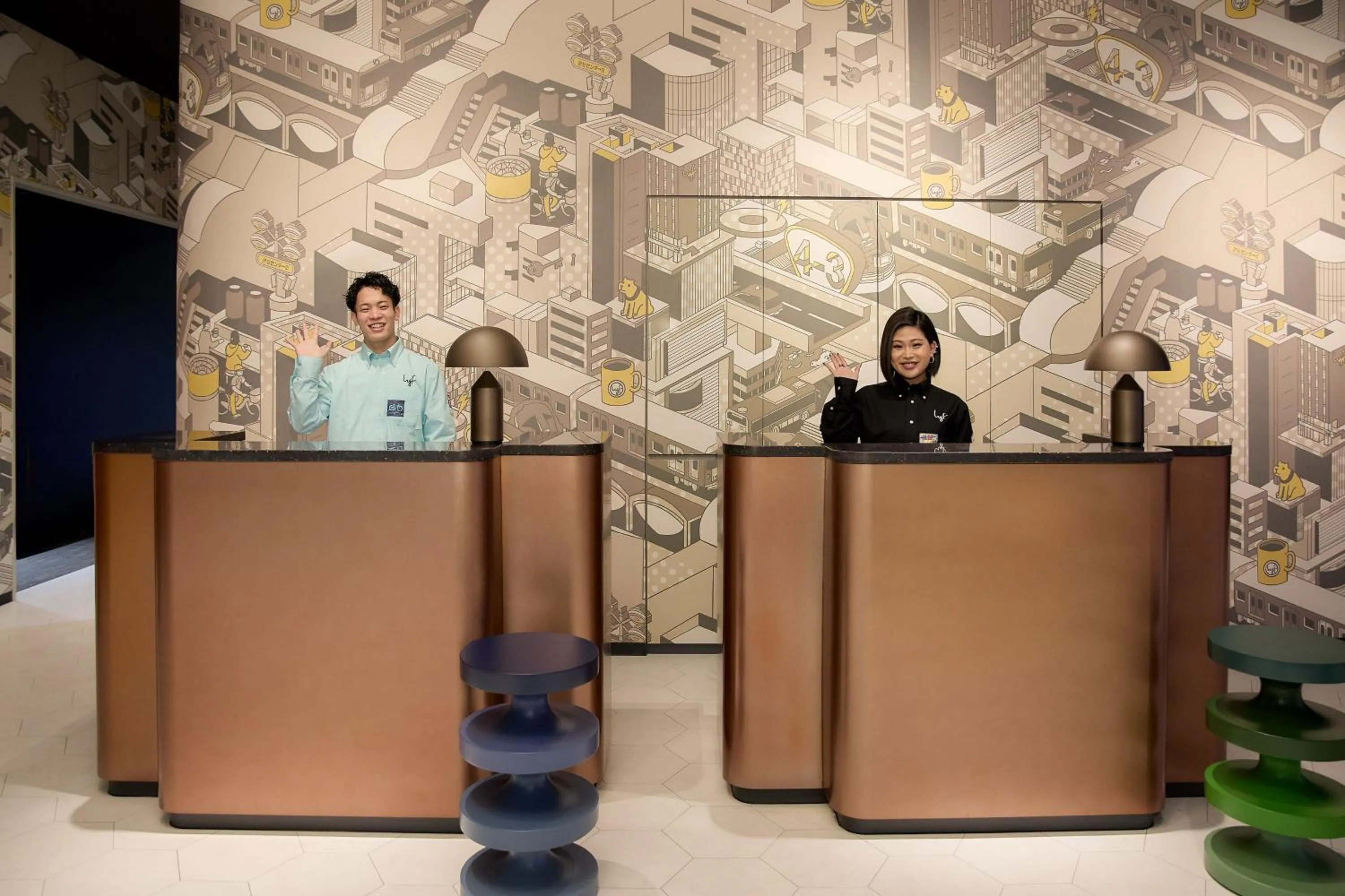 Lobby or reception in lyf Shibuya Tokyo