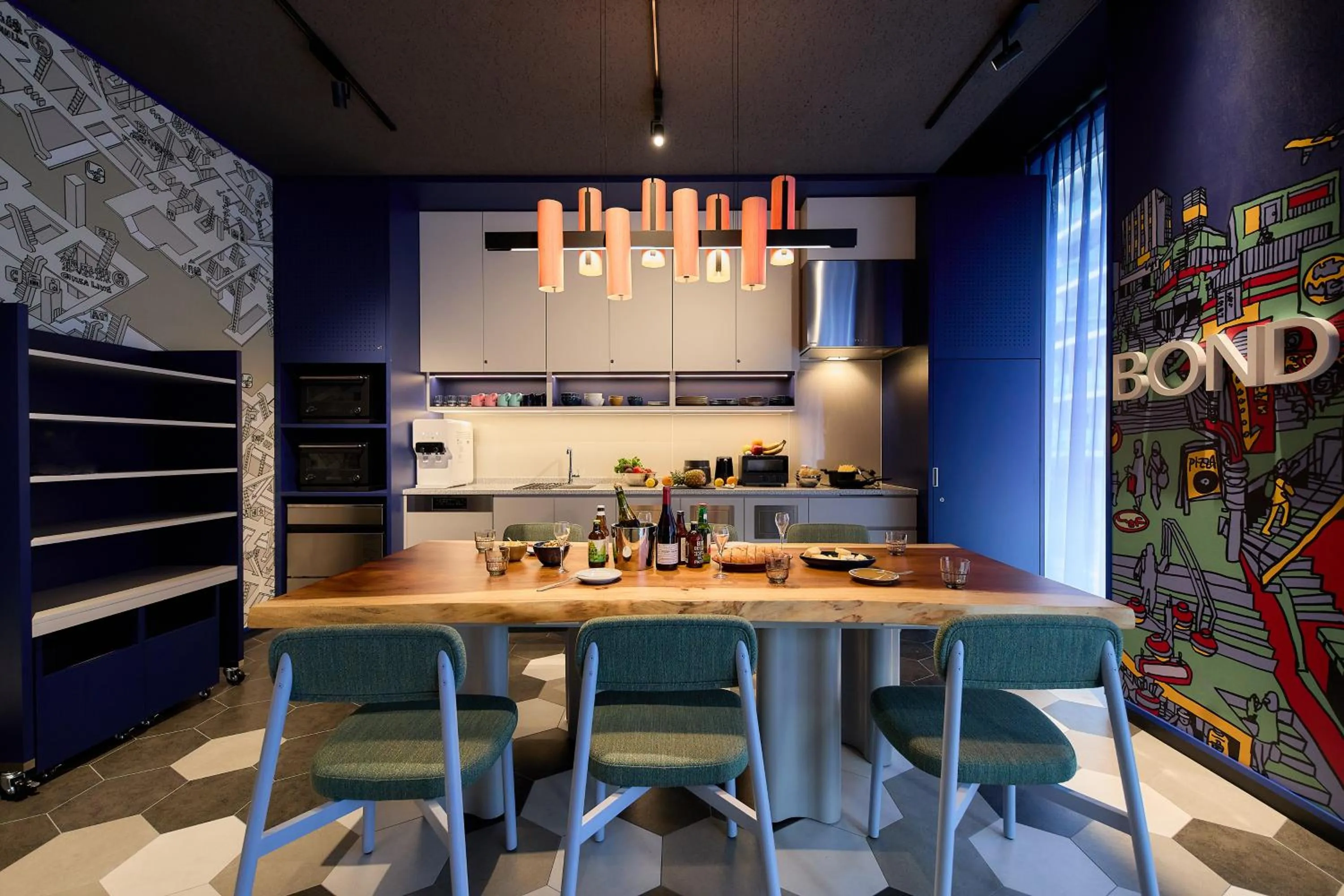 Kitchen or kitchenette in lyf Shibuya Tokyo