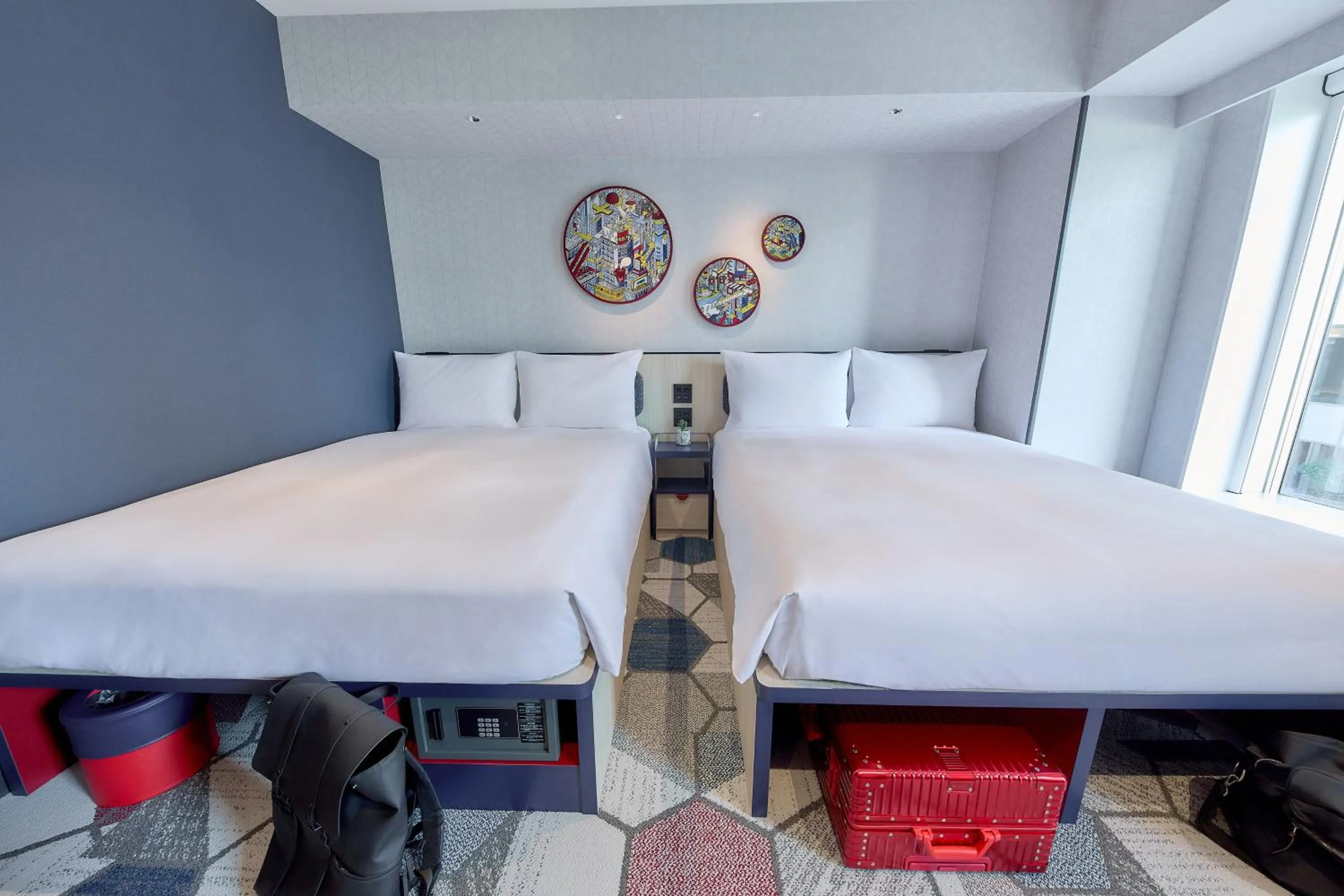 Bed in lyf Shibuya Tokyo