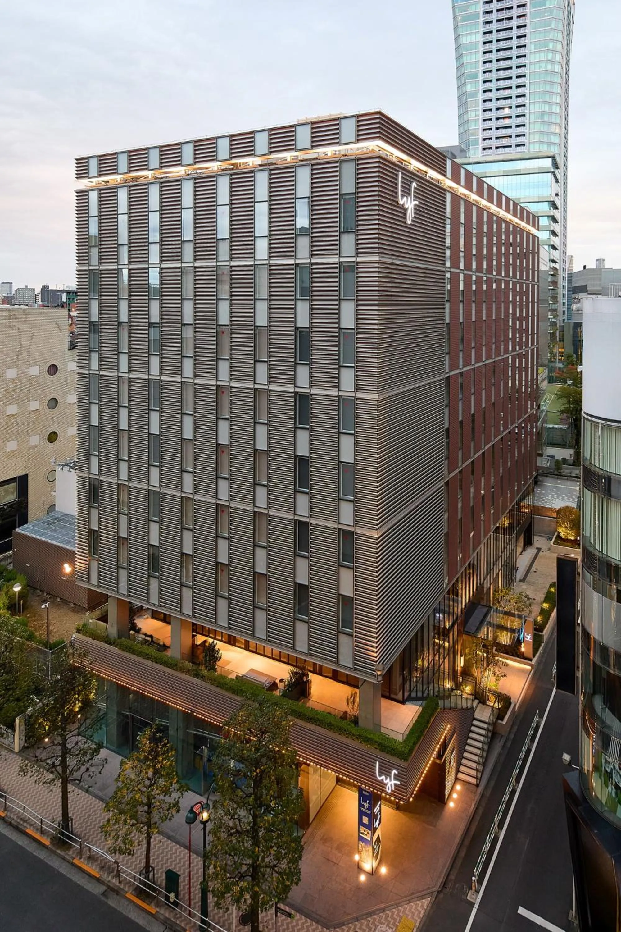 Property building in lyf Shibuya Tokyo