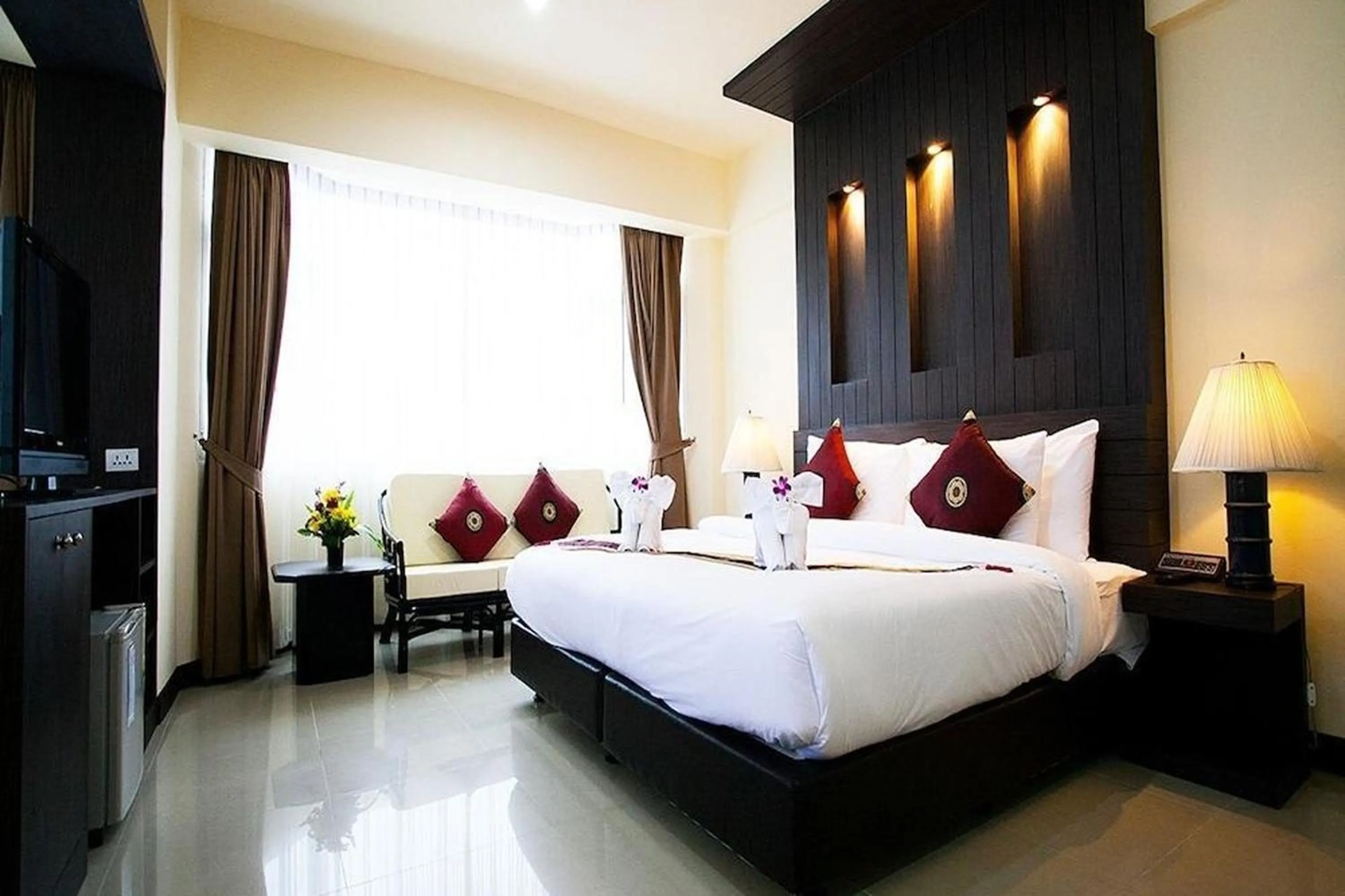 Bedroom in Suncity Hotel Pattaya
