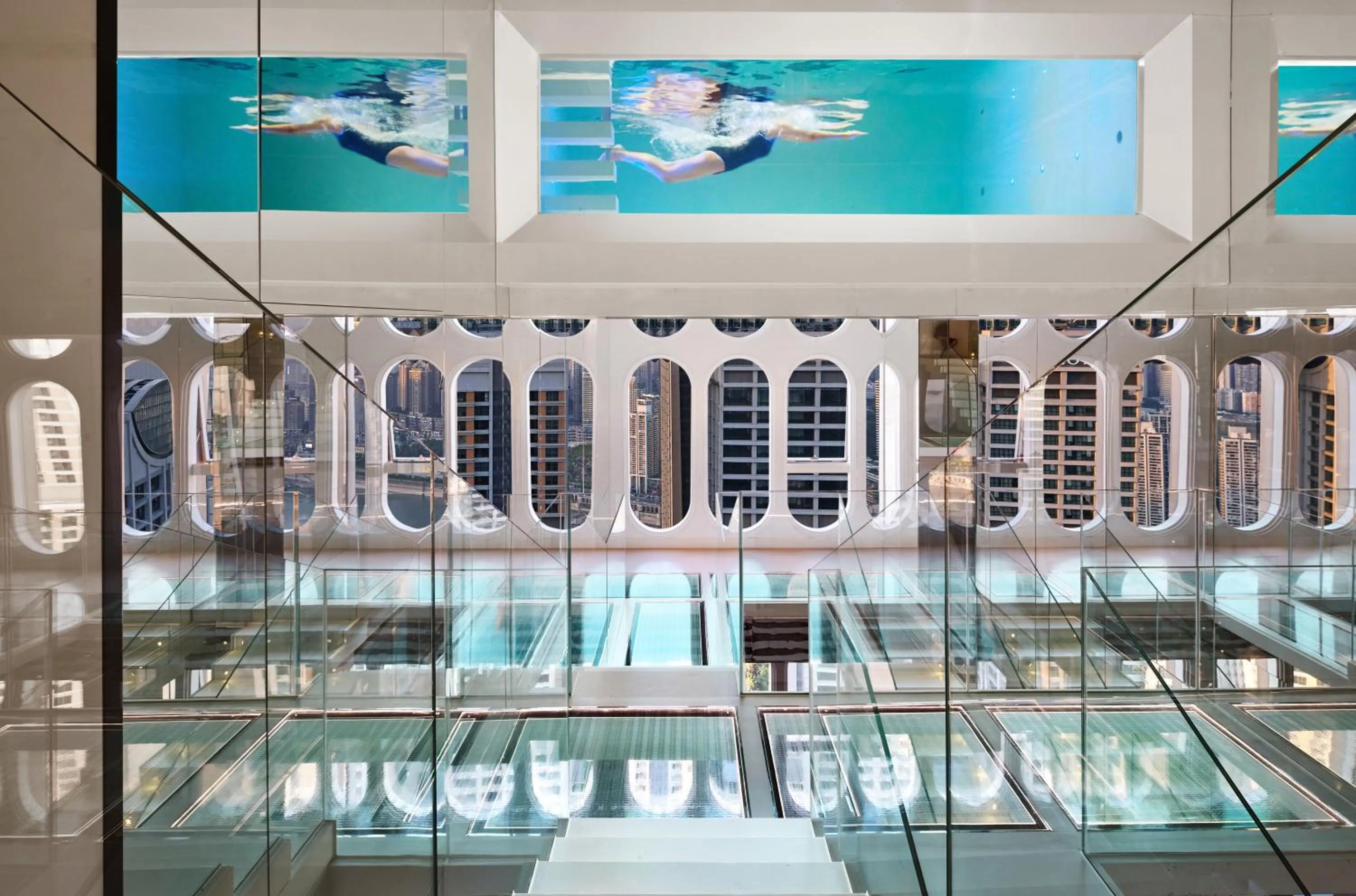 Lobby or reception in ISEYA Panoramic Hotel Chongqing Jiefangbei Raffles Plaza