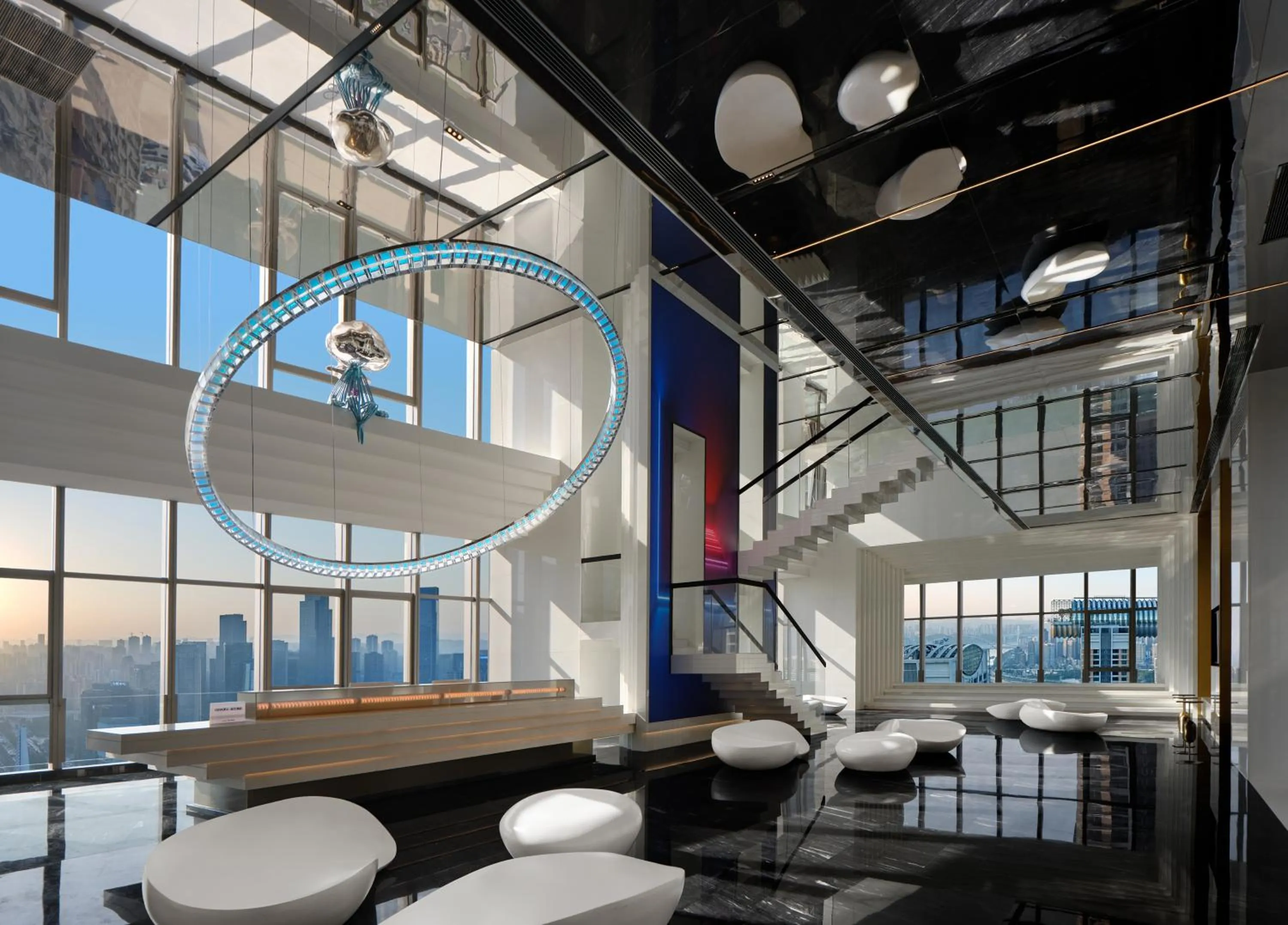 Lobby or reception in ISEYA Panoramic Hotel Chongqing Jiefangbei Raffles Plaza