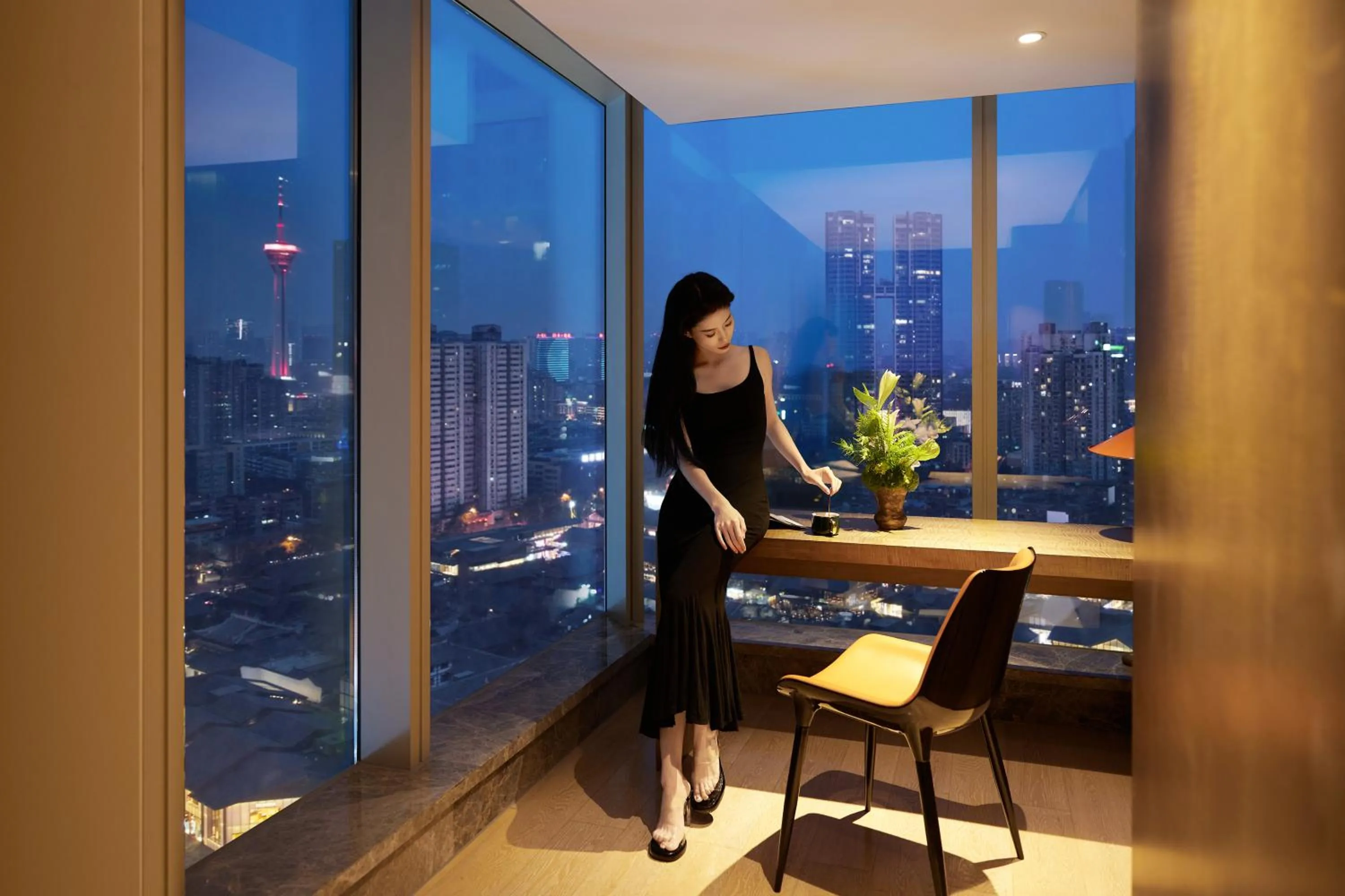 Night in ISEYA Serviced Apart-ment Chengdu Taikoo Li Flagship