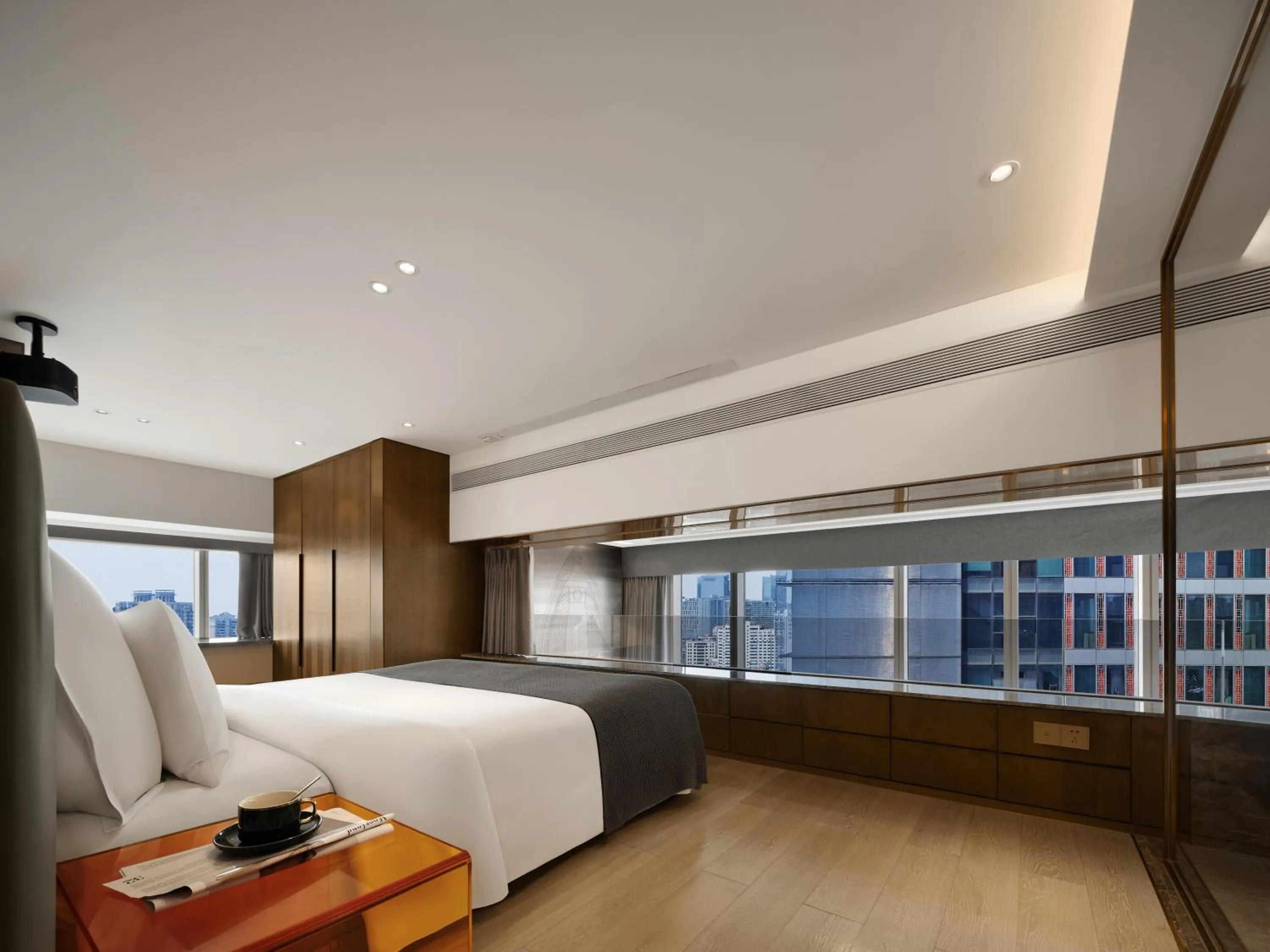 Bedroom, Bed in ISEYA Serviced Apart-ment Chengdu Taikoo Li Flagship