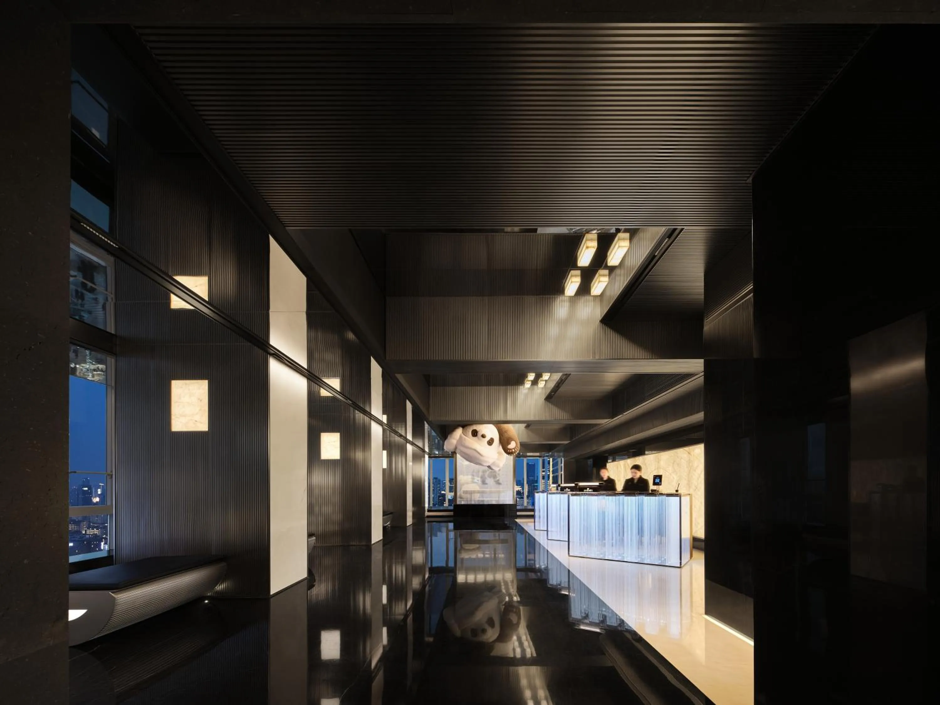 Lobby or reception in ISEYA Serviced Apart-ment Chengdu Taikoo Li Flagship