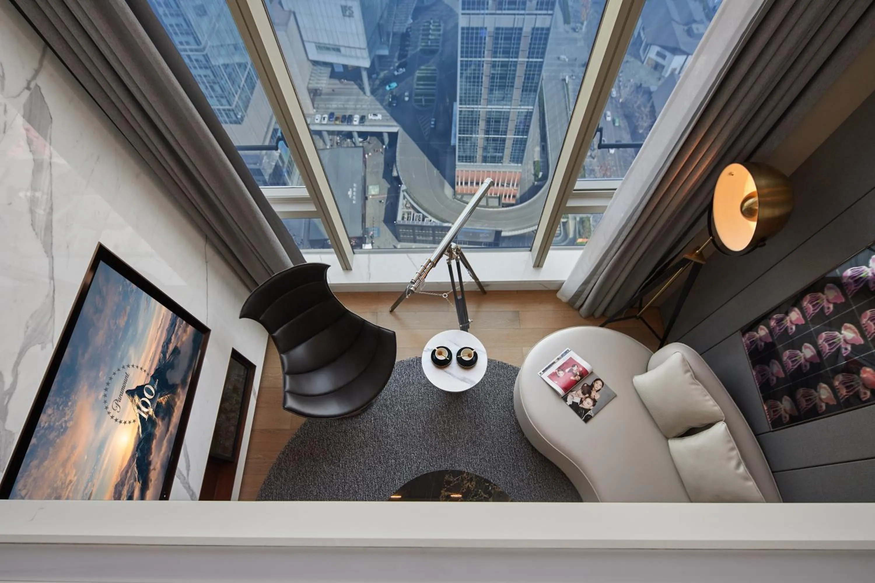 Living room in ISEYA Serviced Apart-ment Chengdu Taikoo Li Flagship