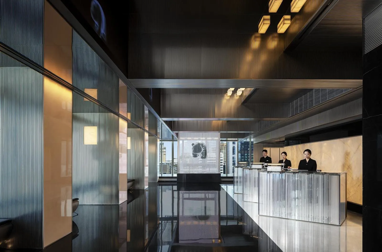 Lobby or reception in ISEYA Serviced Apart-ment Chengdu Taikoo Li Flagship