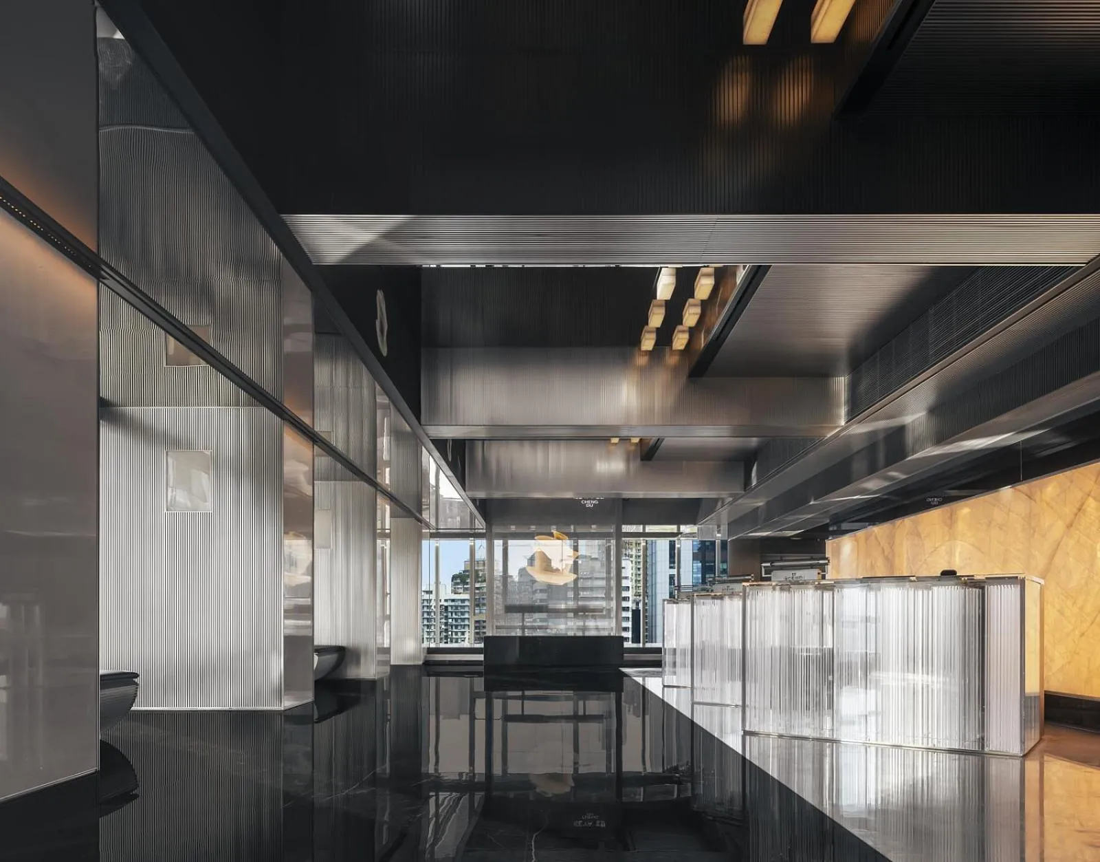 Lobby or reception in ISEYA Serviced Apart-ment Chengdu Taikoo Li Flagship