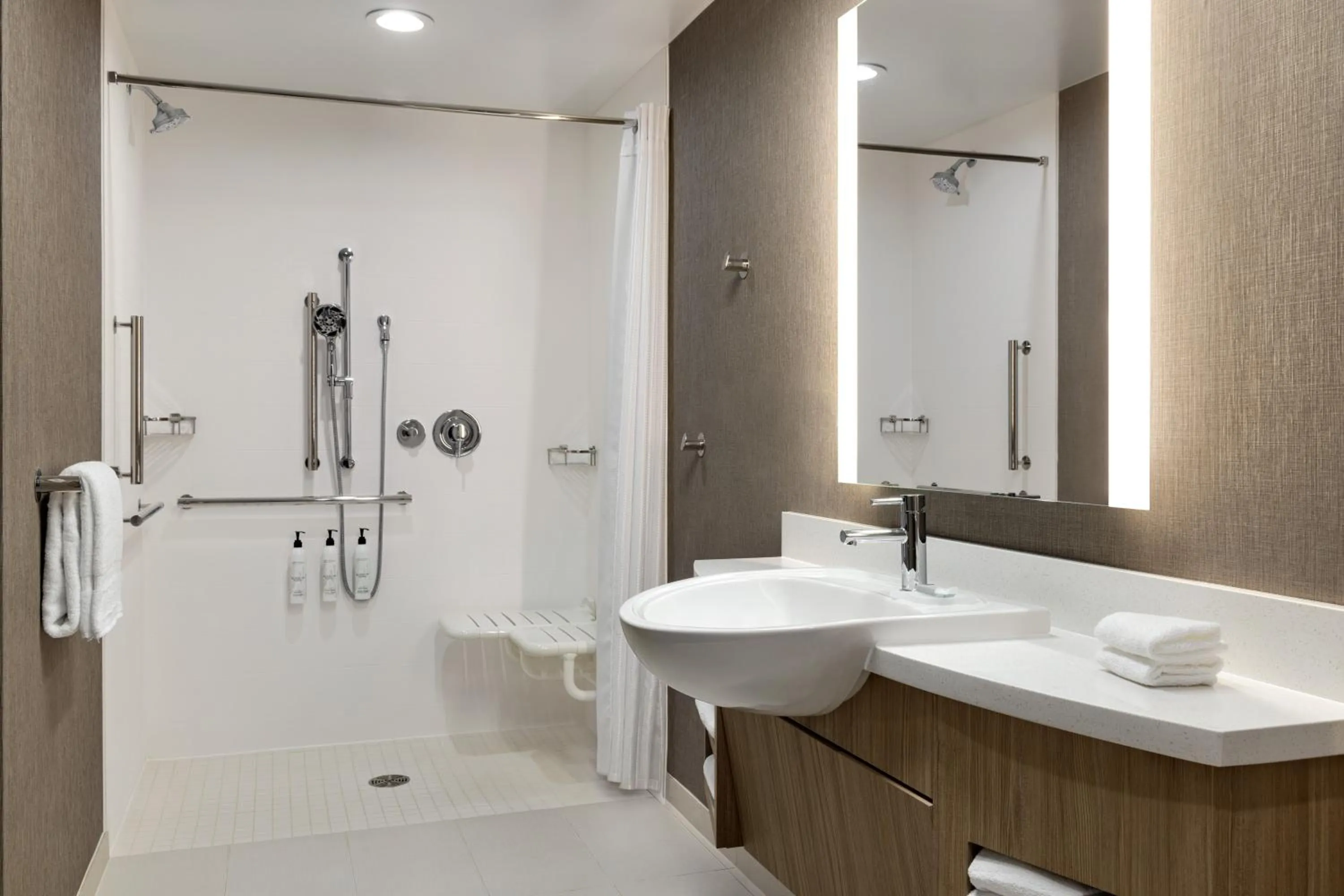 Bathroom in SpringHill Suites by Marriott Easton PA