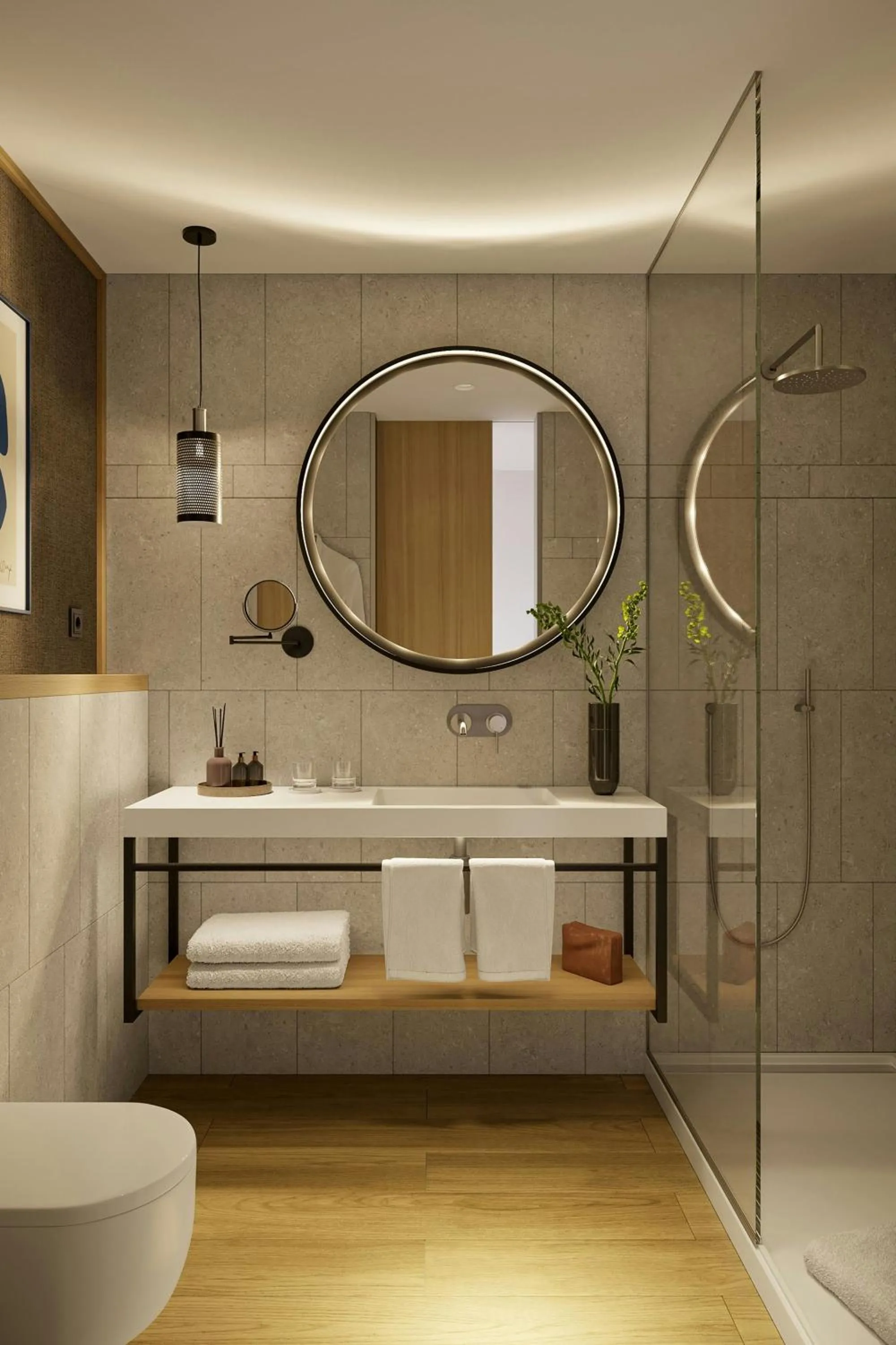 Bathroom in Four Points by Sheraton Barcelona Airport