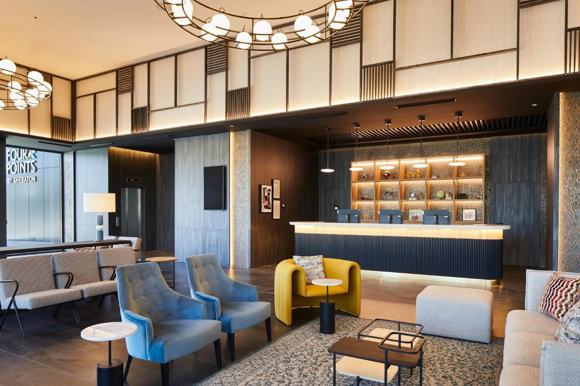 Lobby or reception in Four Points by Sheraton Barcelona Airport