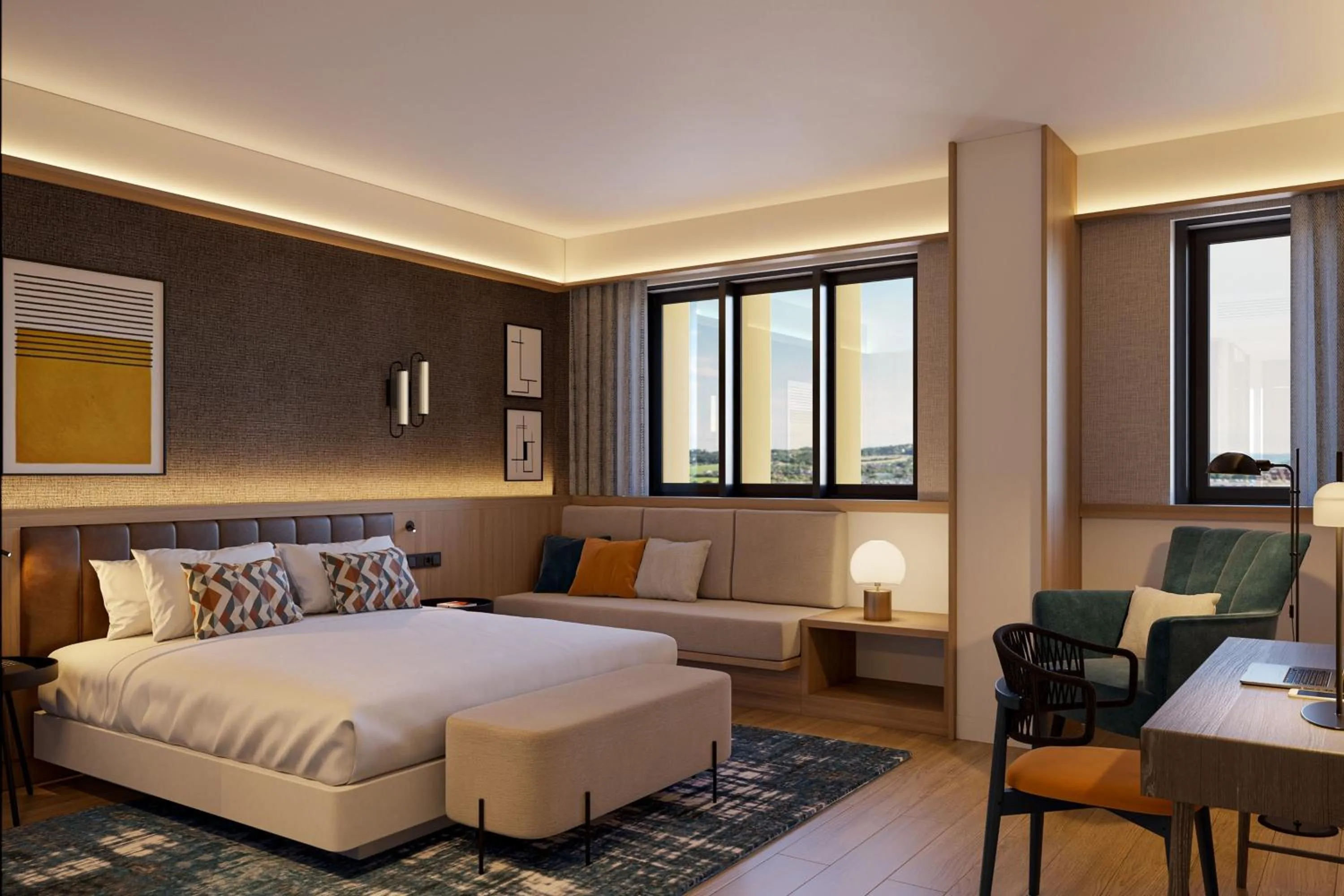 Photo of the whole room, Bed in Four Points by Sheraton Barcelona Airport