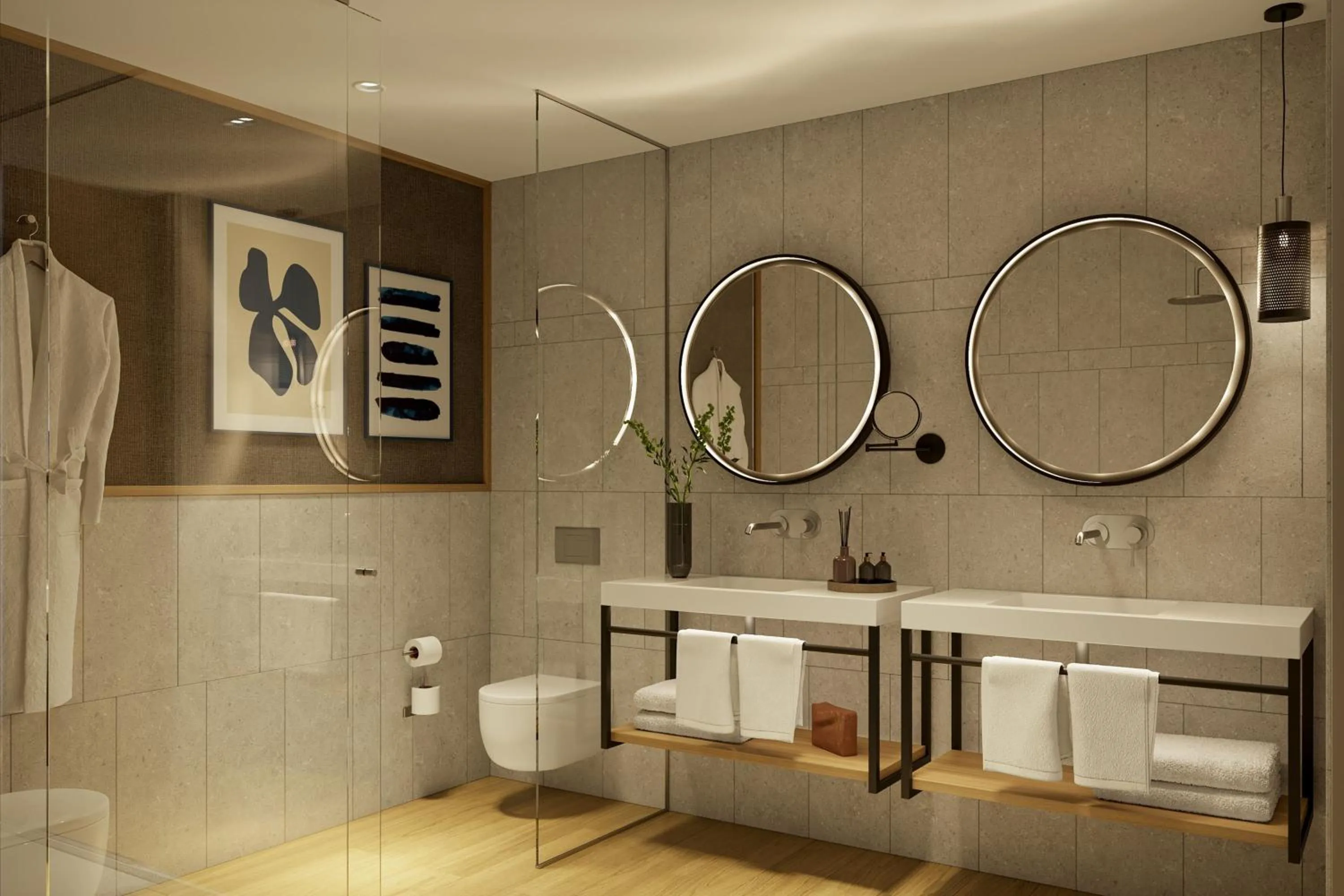 Bathroom in Four Points by Sheraton Barcelona Airport