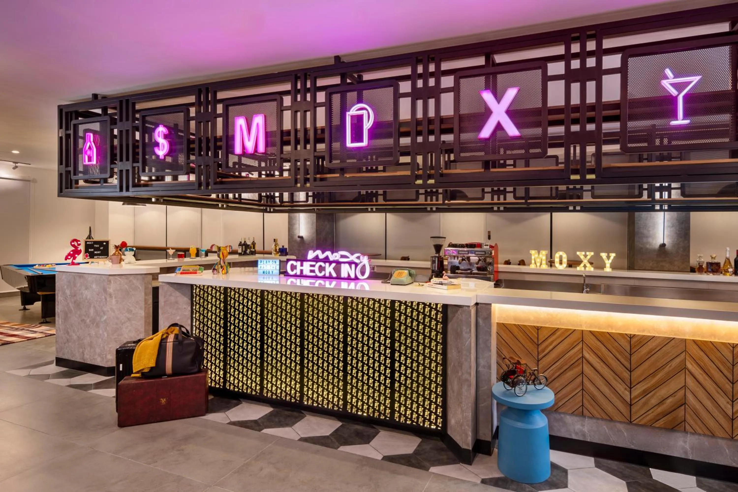 Lobby or reception in Moxy Solo