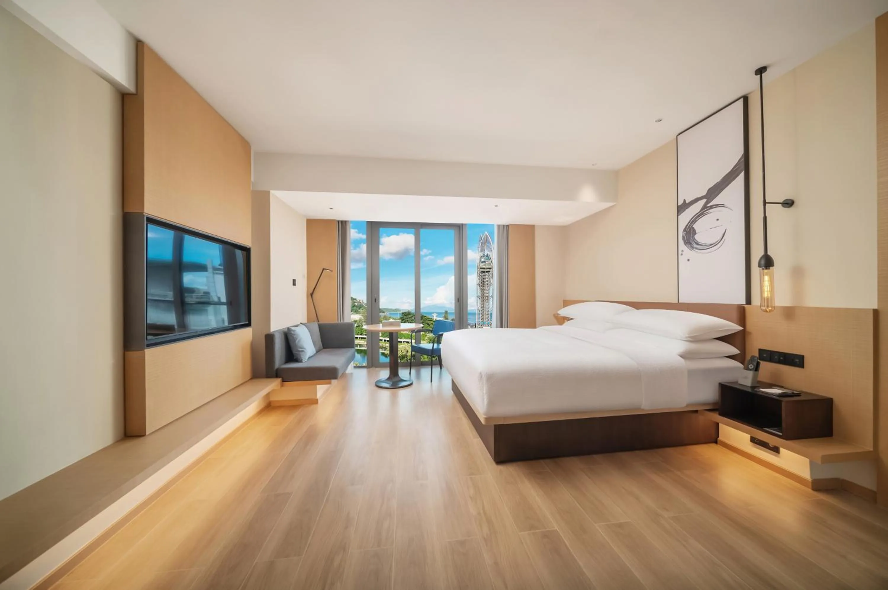 Bed in Fairfield by Marriott Shenzhen Dameisha