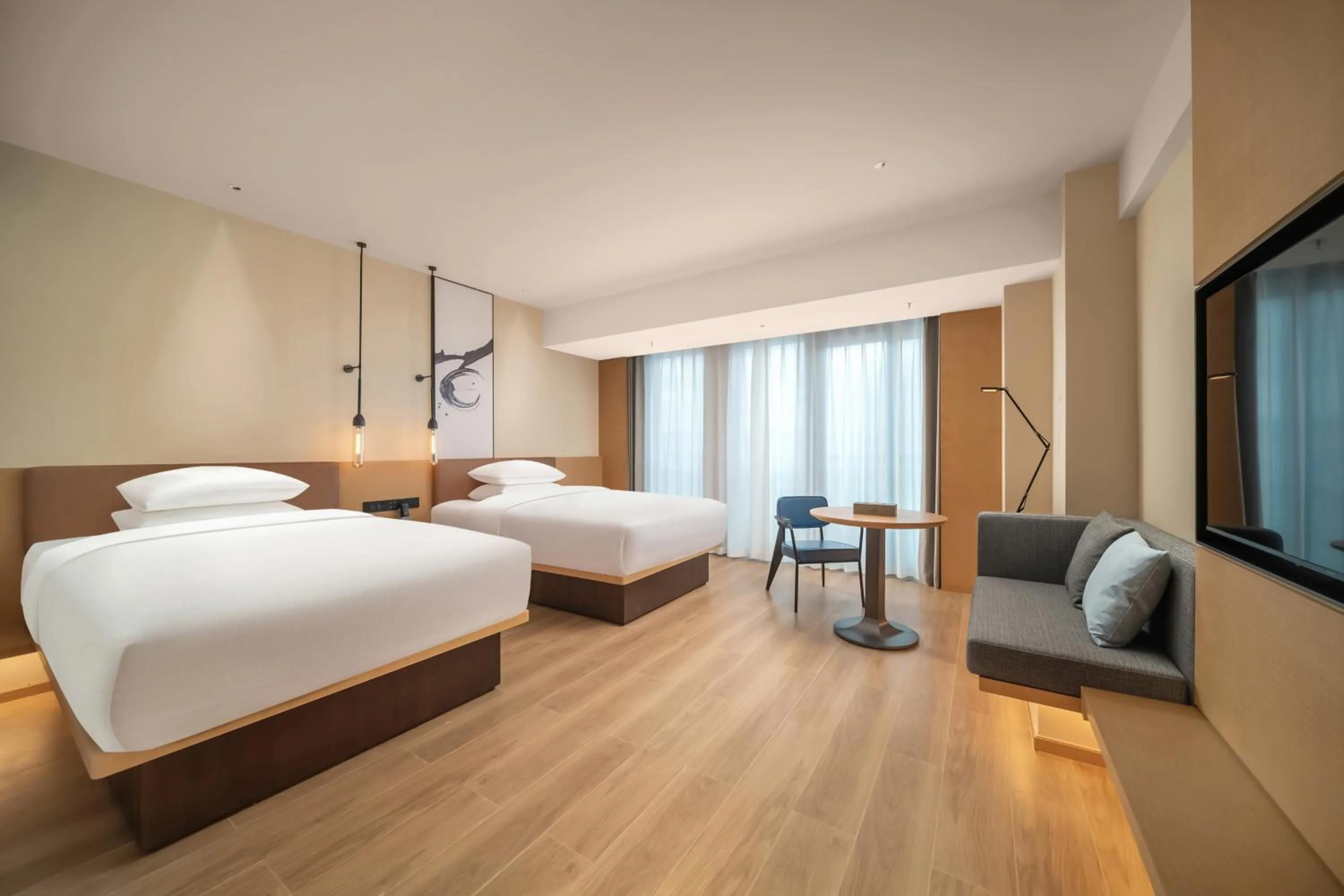 Bed in Fairfield by Marriott Shenzhen Dameisha