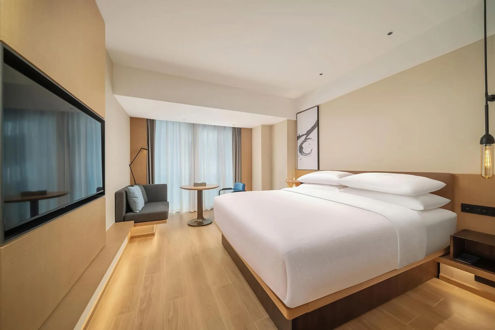 Bed in Fairfield by Marriott Shenzhen Dameisha