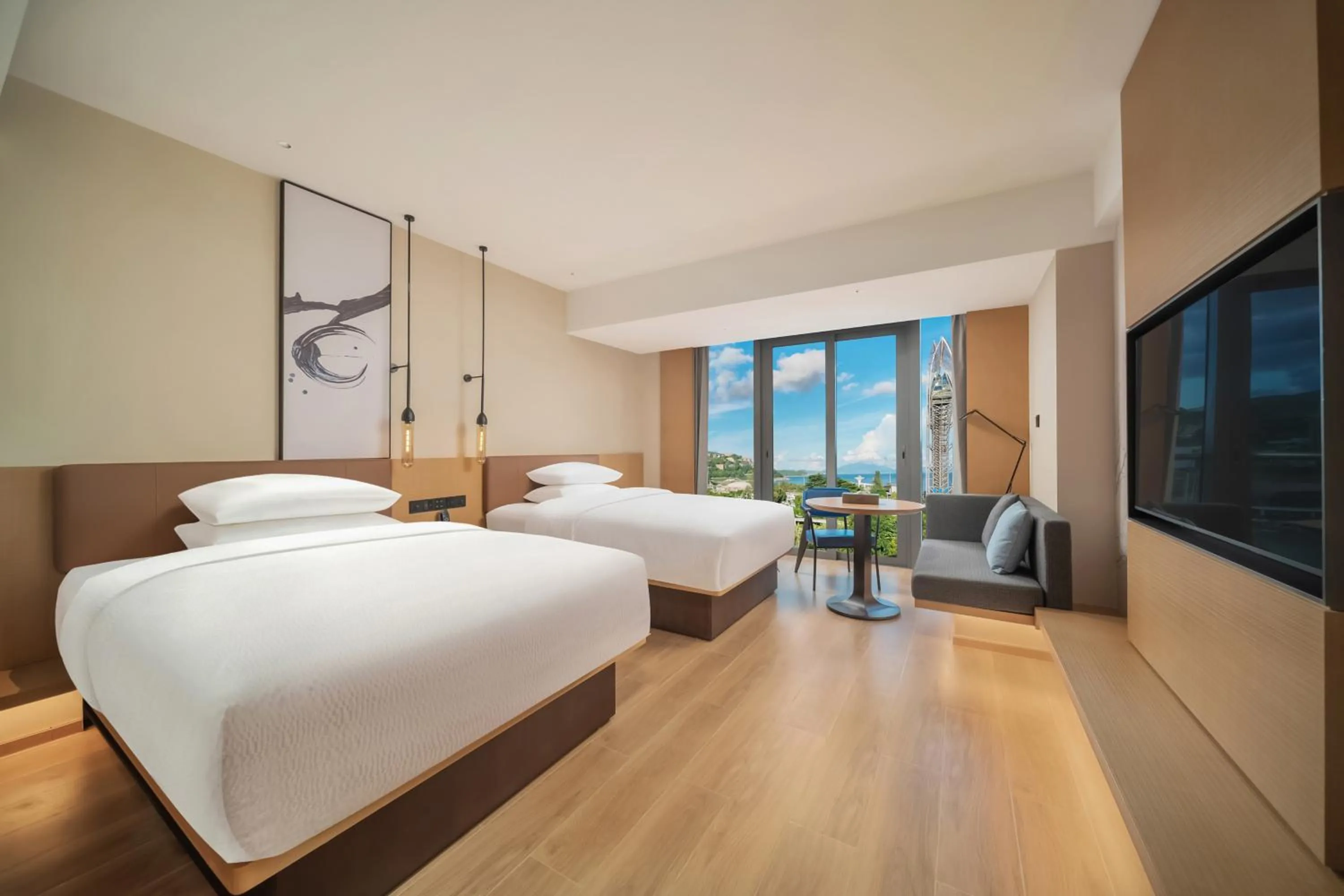 Bed in Fairfield by Marriott Shenzhen Dameisha