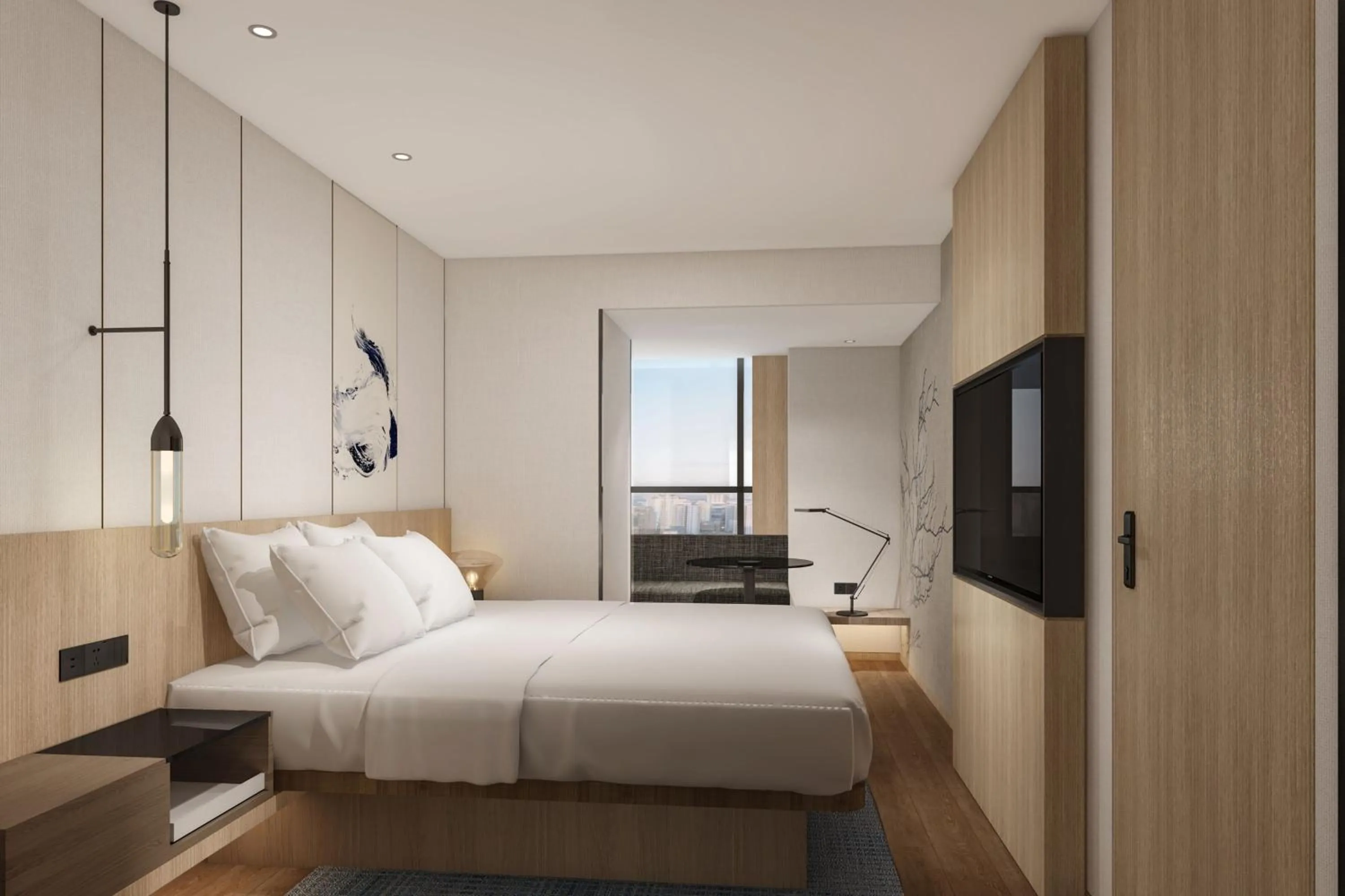 Photo of the whole room, Bed in Fairfield by Marriott Xi'an Yanta