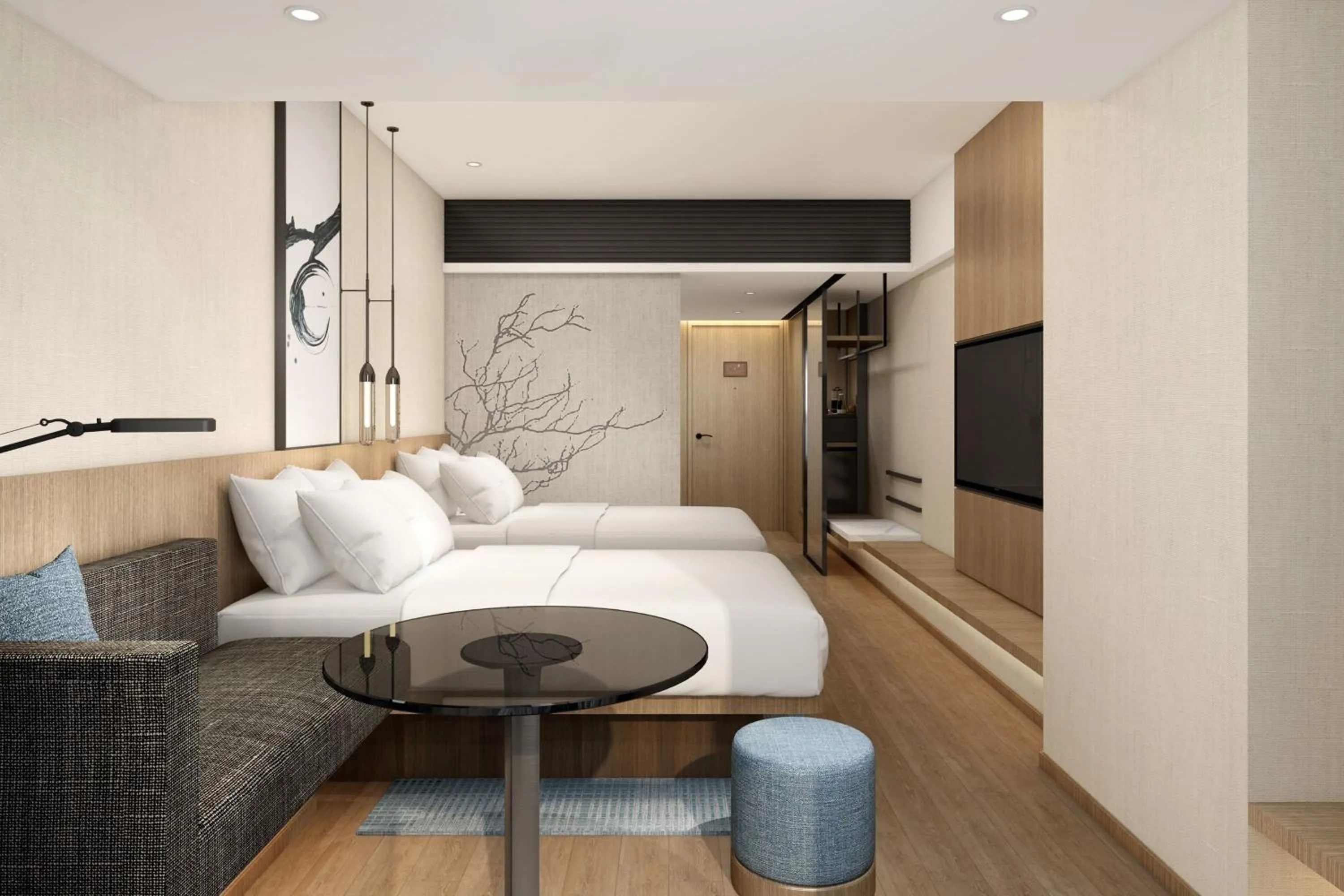 Photo of the whole room, Bed in Fairfield by Marriott Xi'an Yanta