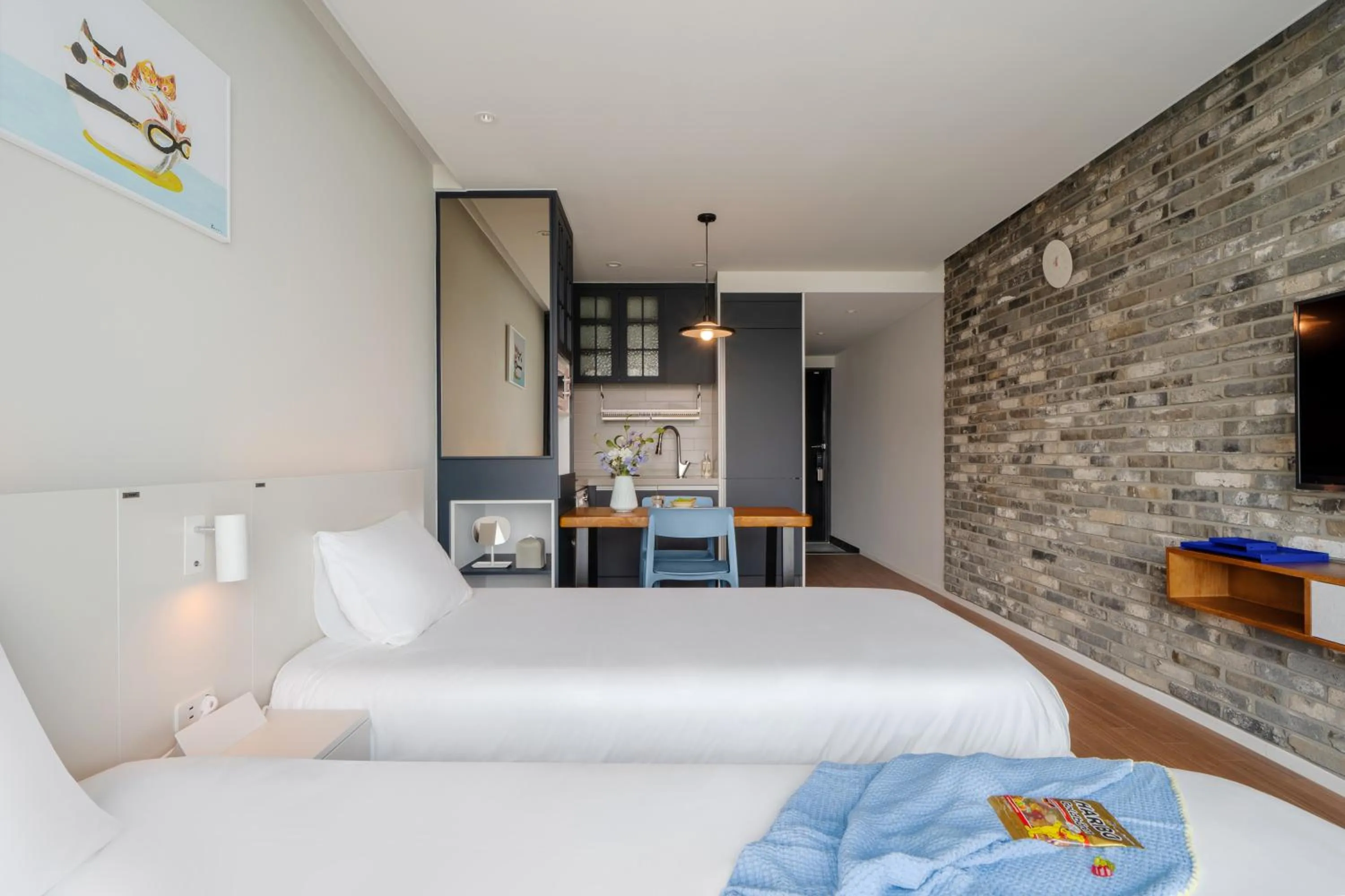 Bedroom, Bed in Urbanstay Siheung Geobukseom