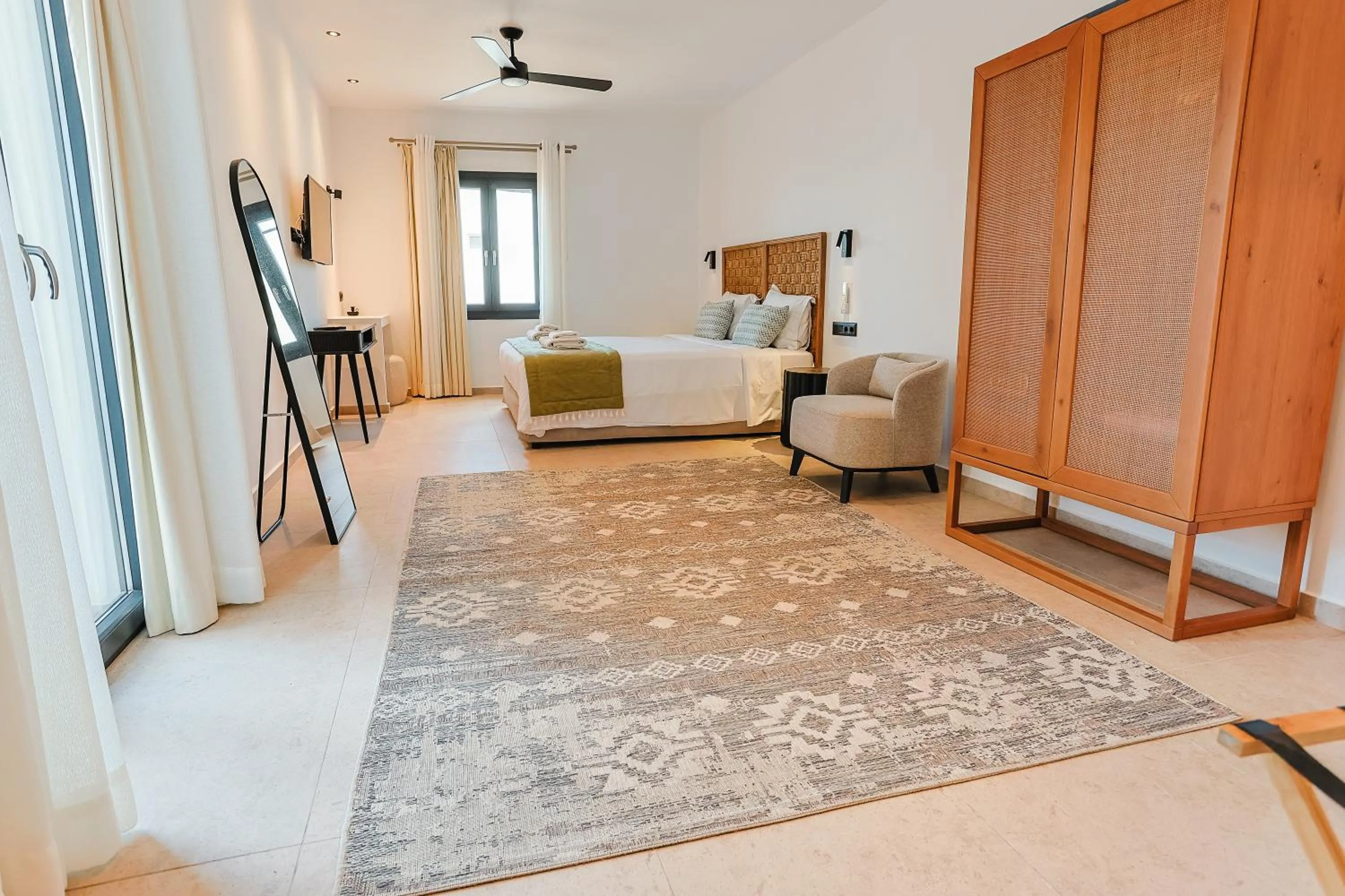 Bedroom, Bed in La Maltese Boutique Paros