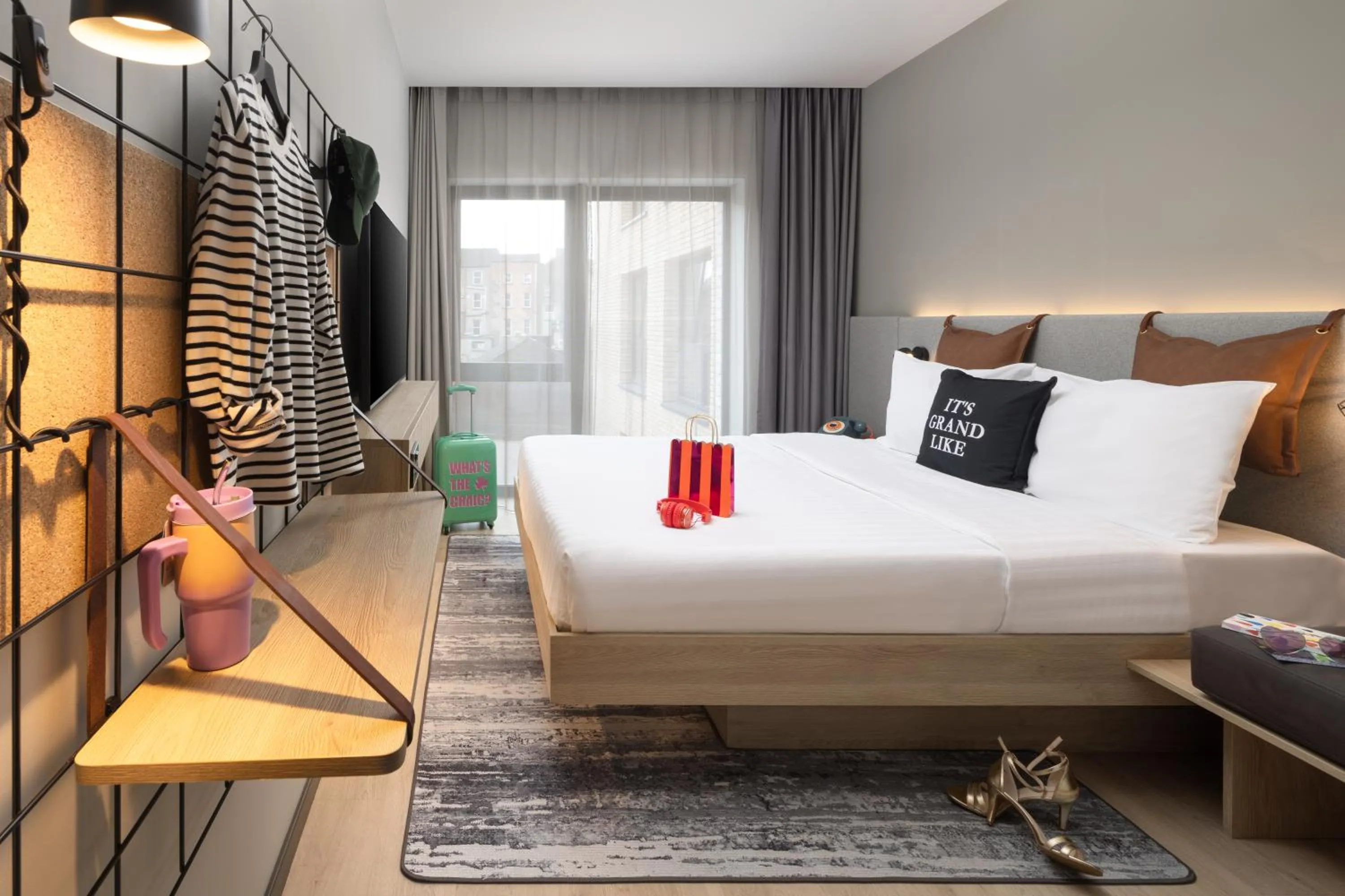 Bedroom, Bed in Moxy Cork