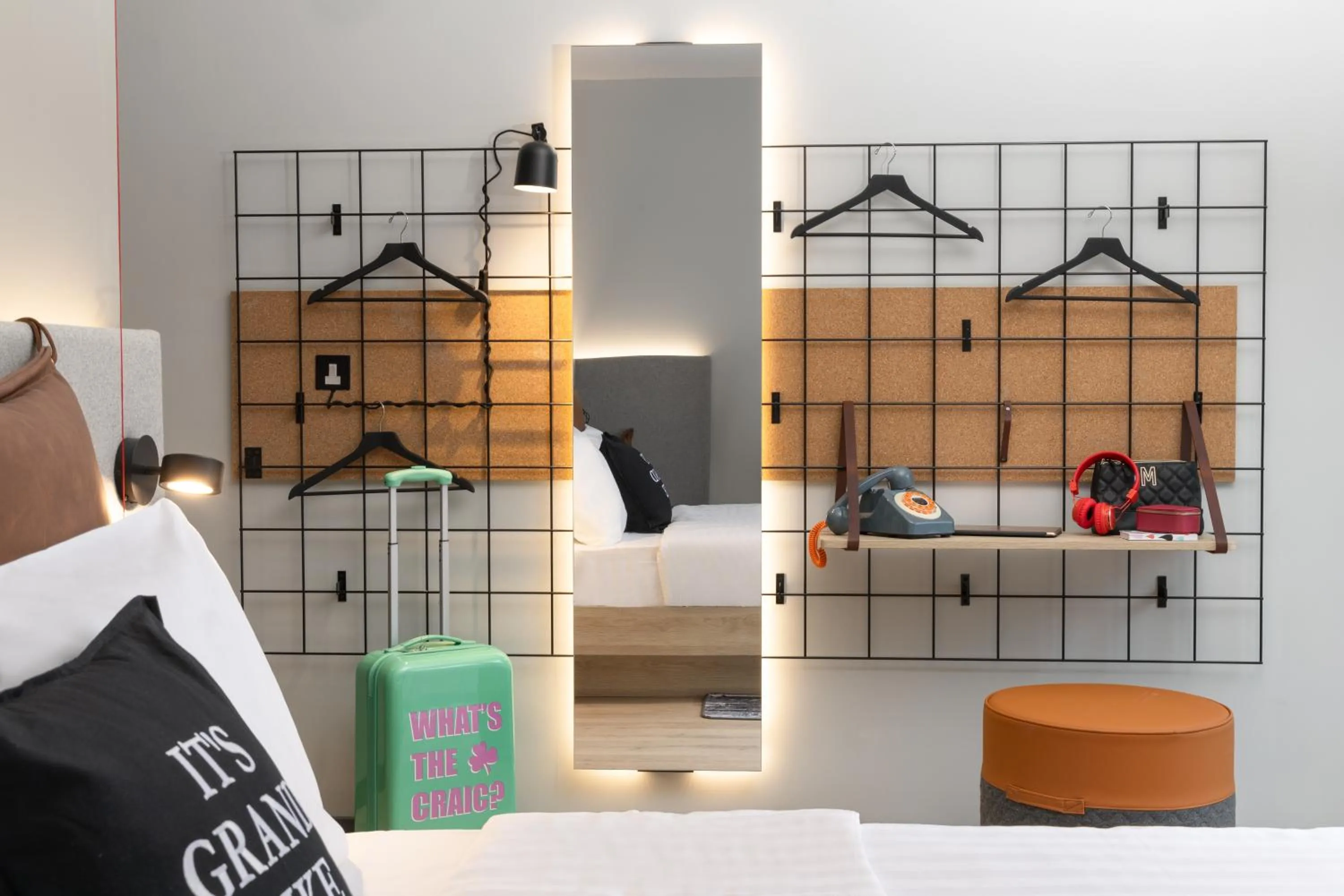 Bedroom in Moxy Cork