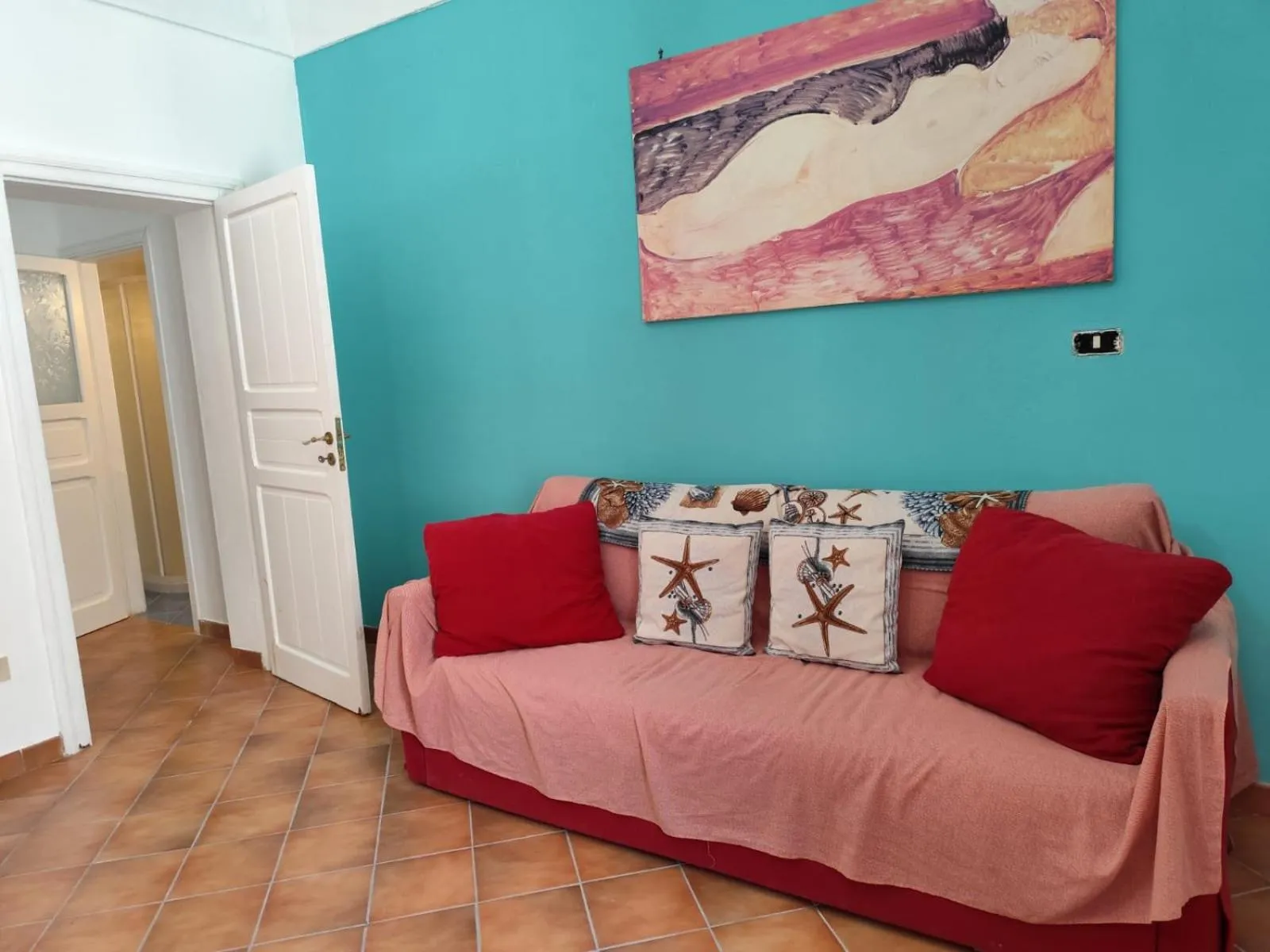 Seating area, Bed in MarGio apartments