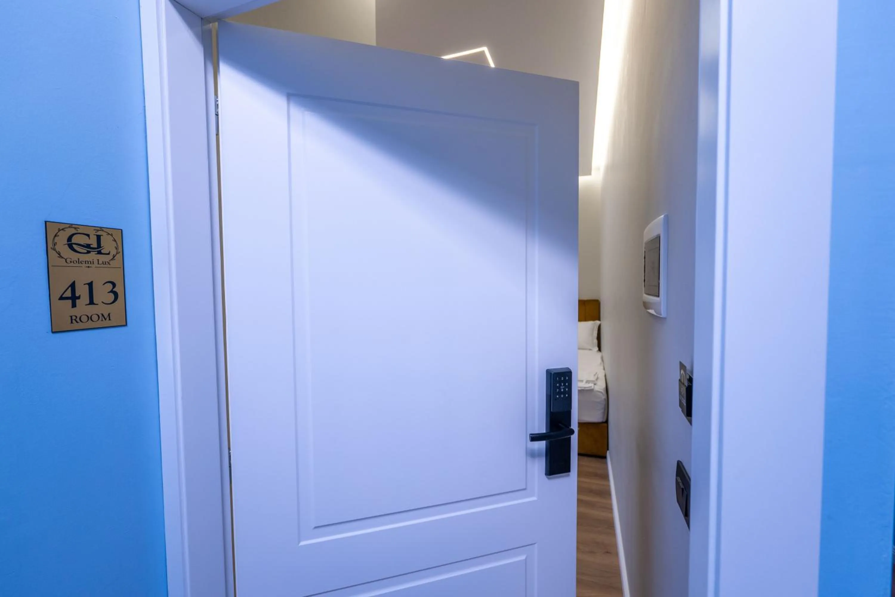 Bedroom in Golemi Lux Hotel