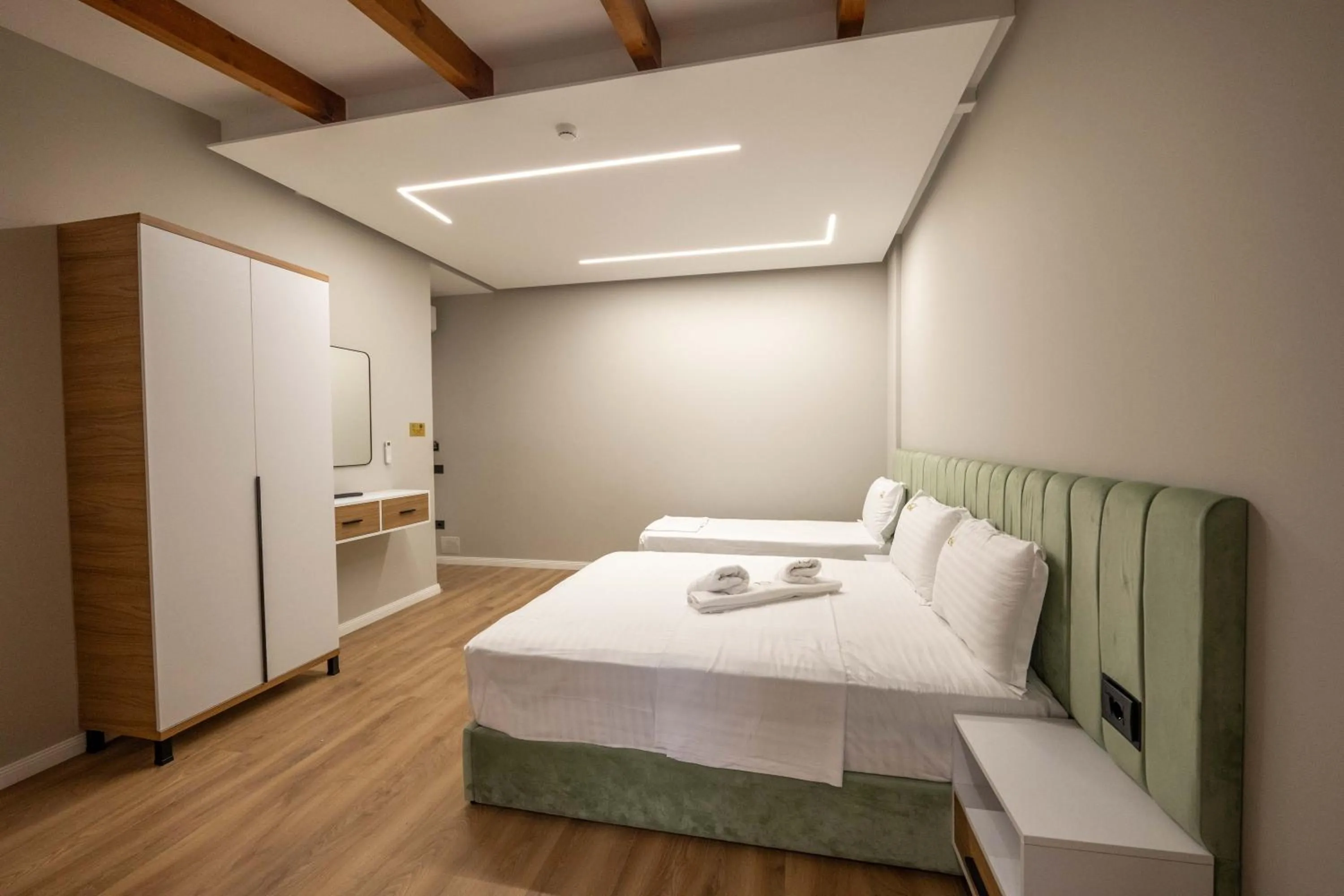 Photo of the whole room, Bed in Golemi Lux Hotel