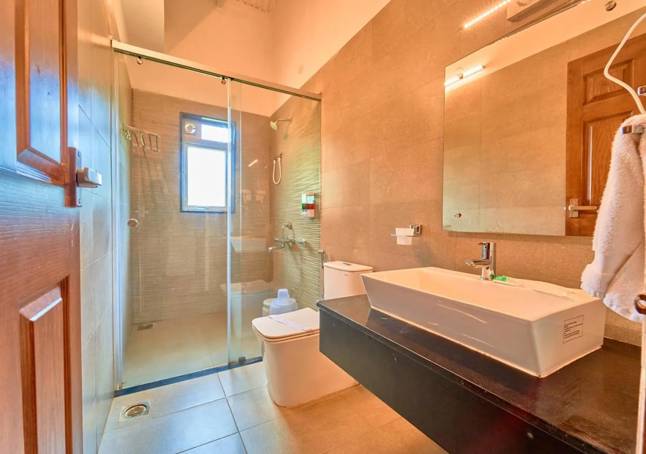 Shower in AJ Gable Clouds Ooty by VOYE HOMES - Serene Stay Near Avalanche Emerald Lake