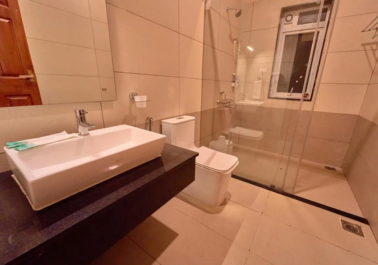 Shower in AJ Gable Clouds Ooty by VOYE HOMES - Serene Stay Near Avalanche Emerald Lake