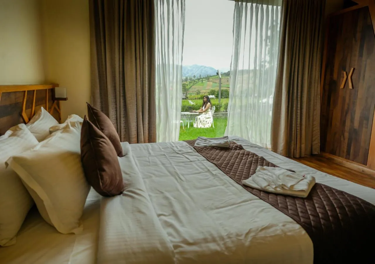 Photo of the whole room, Bed in AJ Gable Clouds Ooty by VOYE HOMES - Serene Stay Near Avalanche Emerald Lake